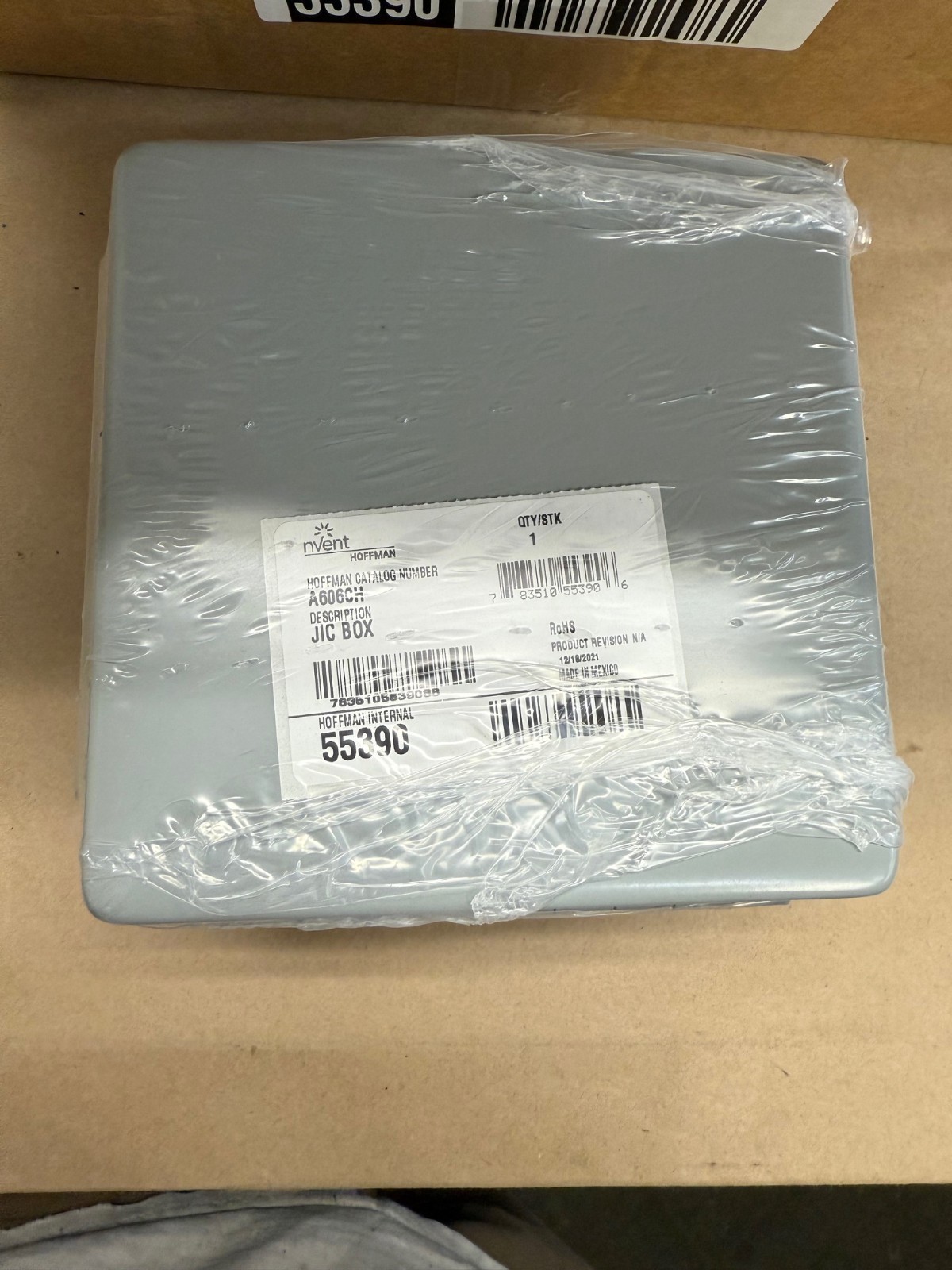 Nvent Hoffman A606CH Junction Box, 1 Box of 8 *NEW*
