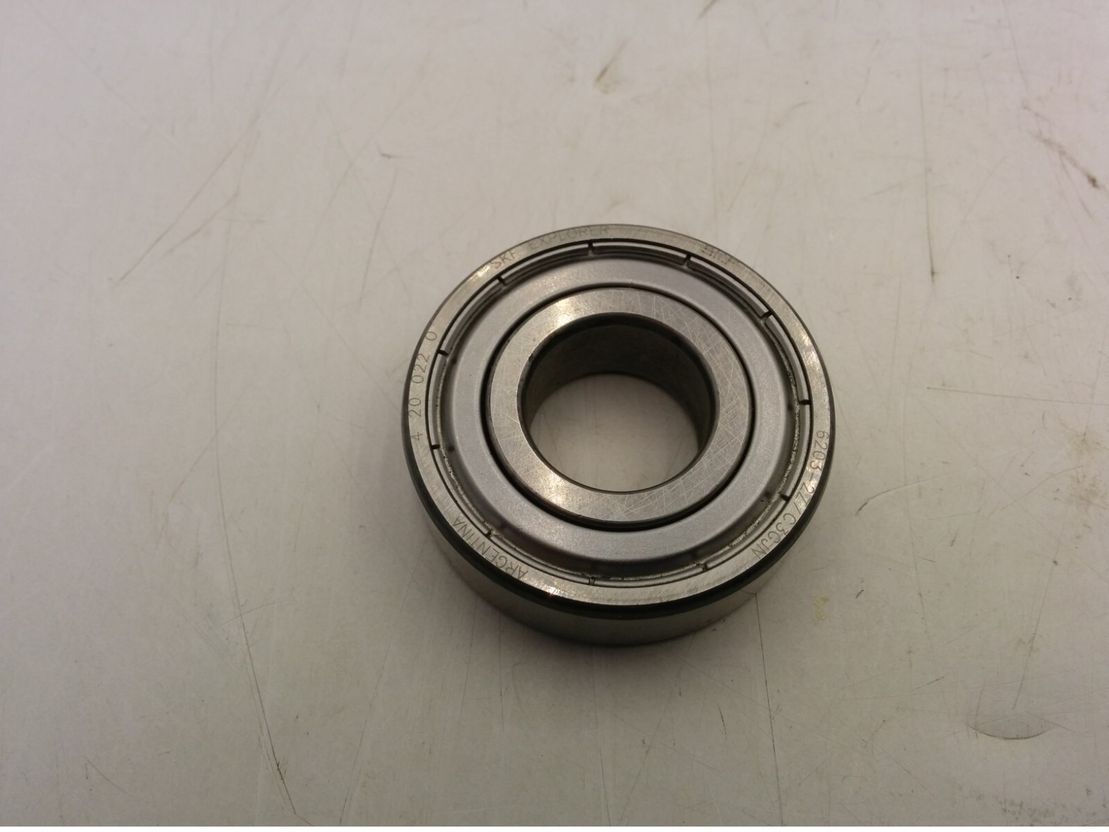 SKF EXPLORER 6203-2Z/C3GJN DEEP GROOVE BALL BEARING, 17mm x 40mm x 12mm, NNB