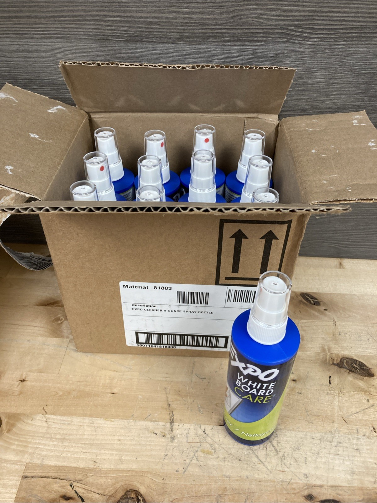 12 Pack EXPO Dry Erase Whiteboard Cleaning Spray, 8 oz. Each New