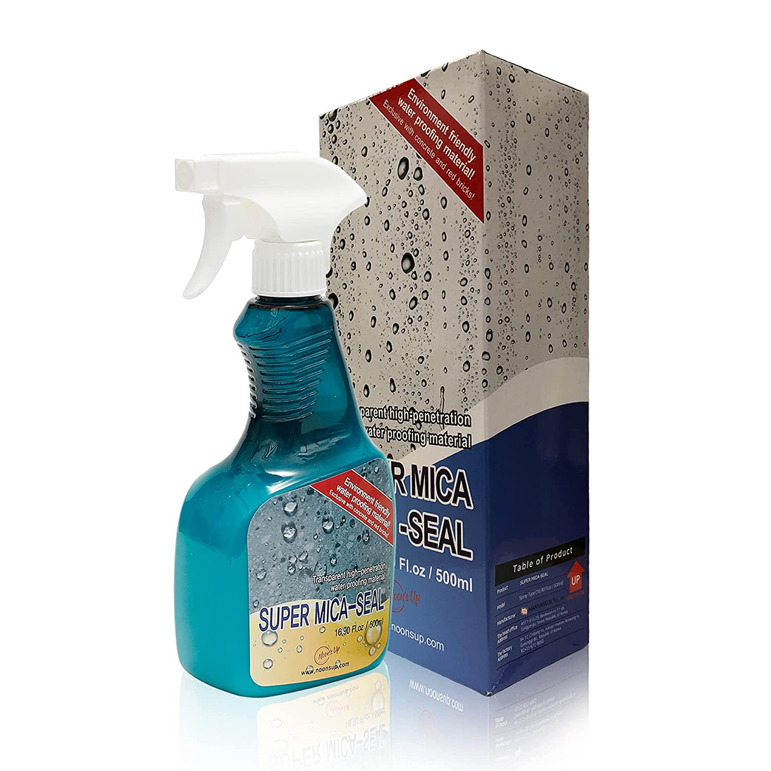 Super Mica-Seal Waterproof Spray | Greatly Penetrating Concrete Sealer Outdoor W