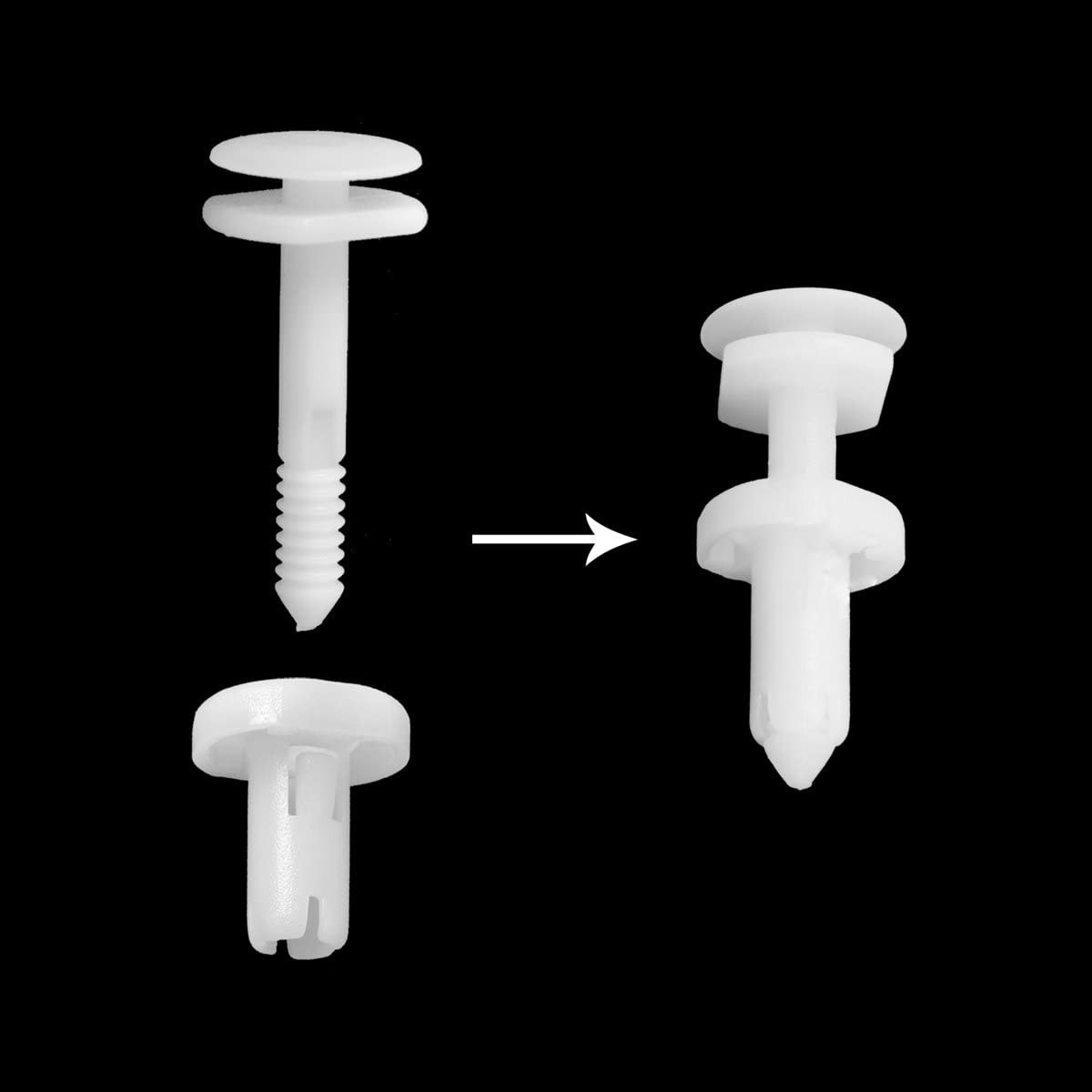 50 Pcs Car Door Panel Retainer Clips Replacement for GM 15960325 – Fit for C1500