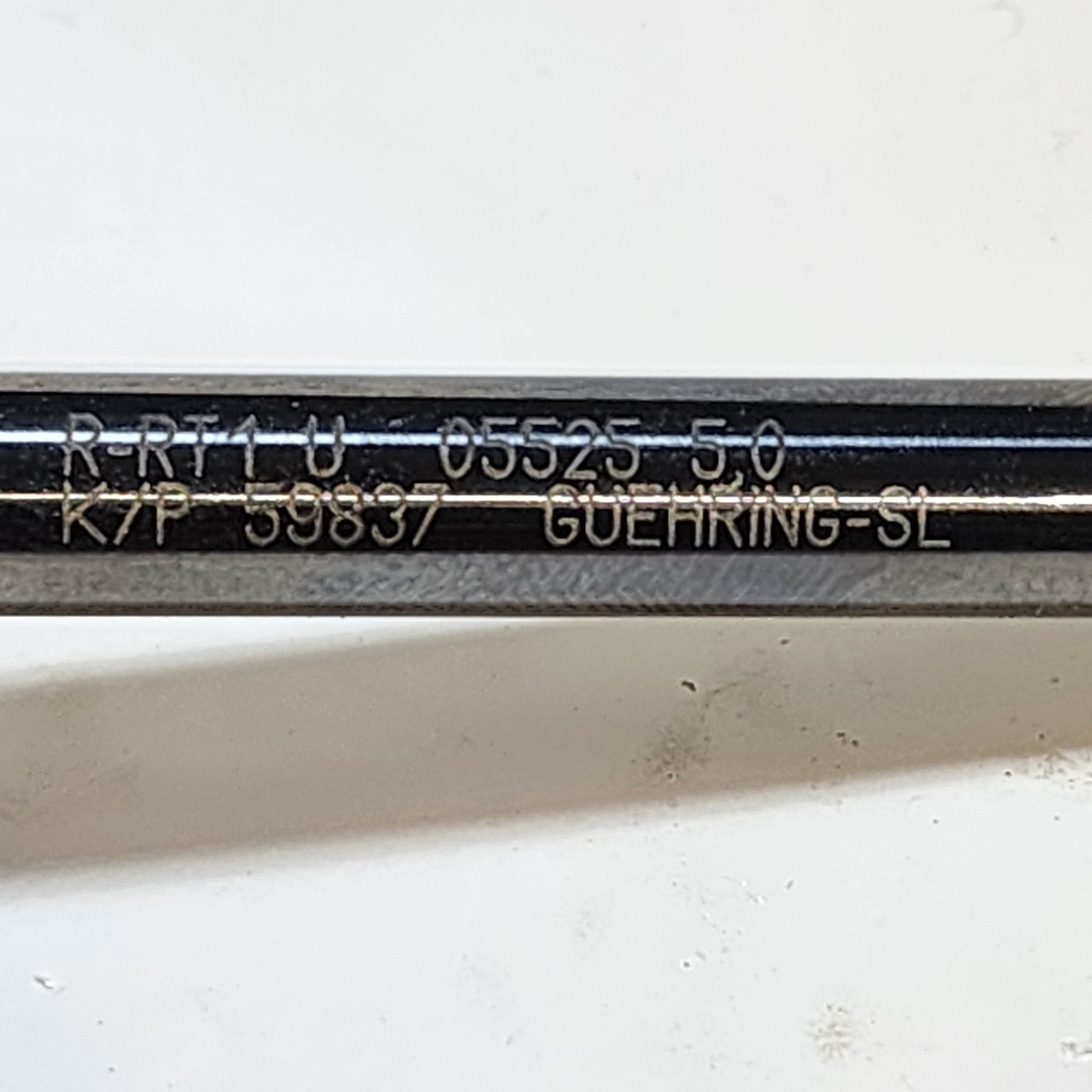 5mm / .196″ Guhring Carbide Extra Length Drill 5525-5.000 Coolant Thru FIREX