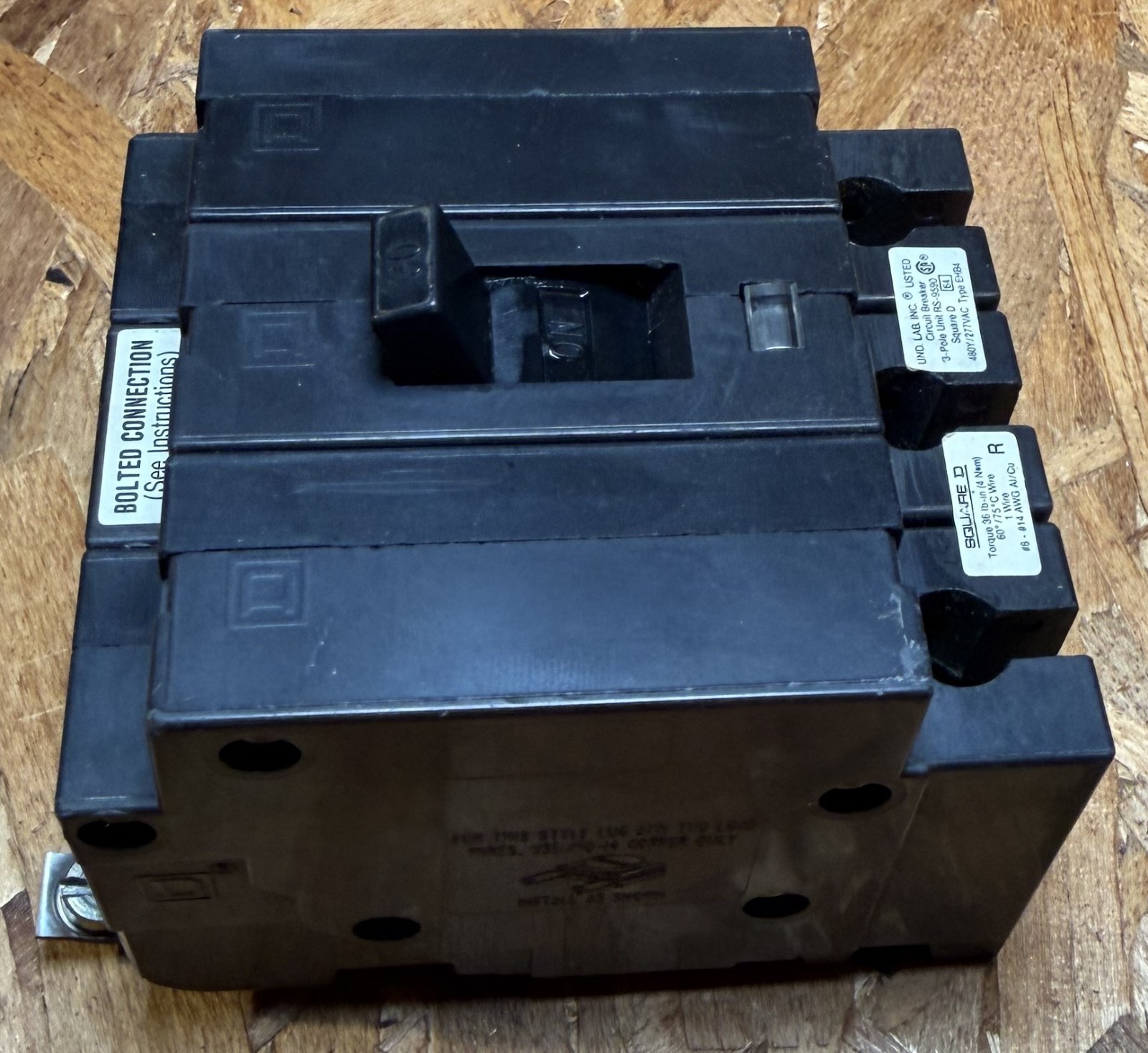 Square D EHB34030 3 Pole Circuit Breaker