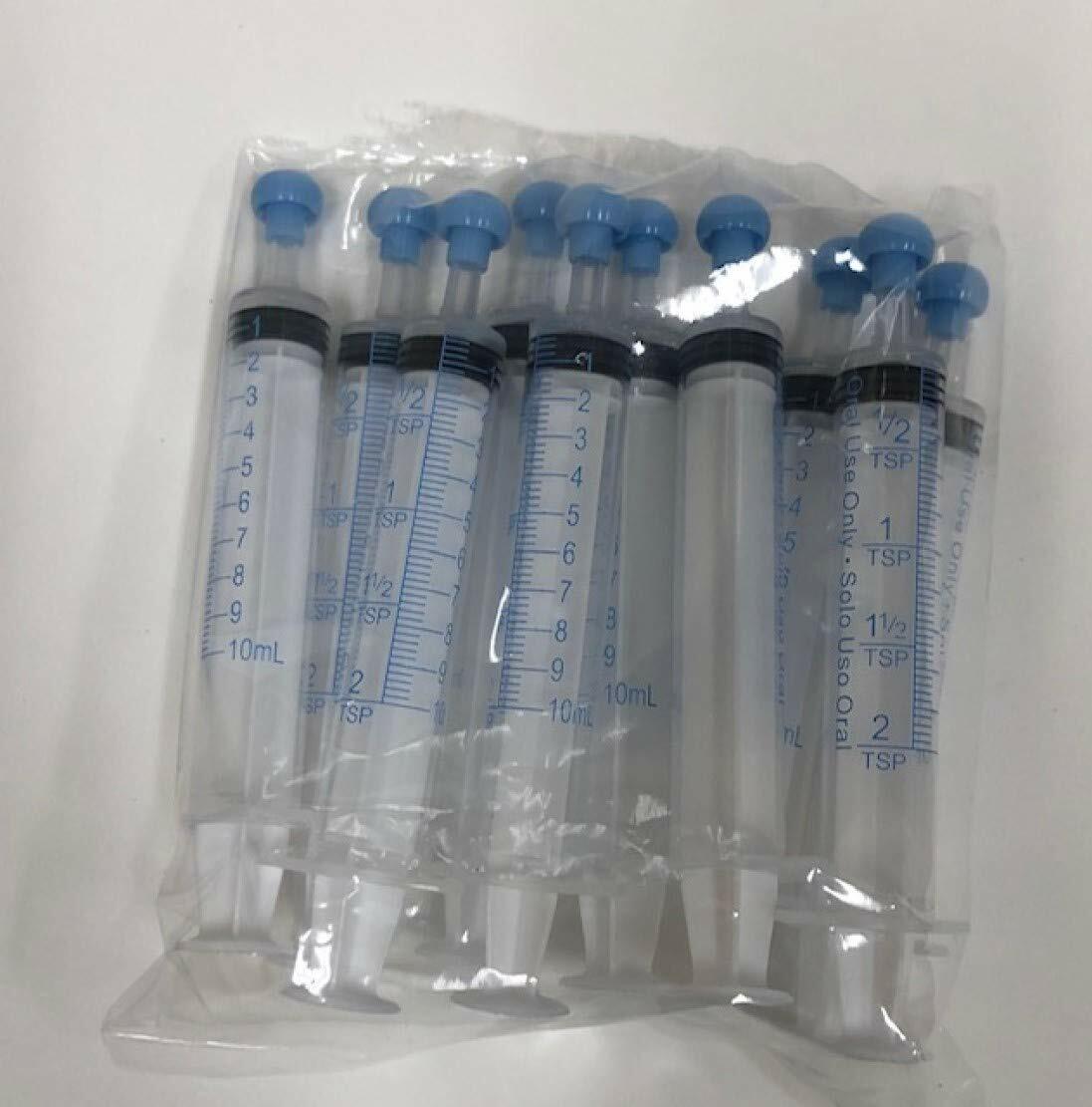 Global Medical Products 10cc/ml Oral Syringe Clear with Tip Cap 305219 – 50