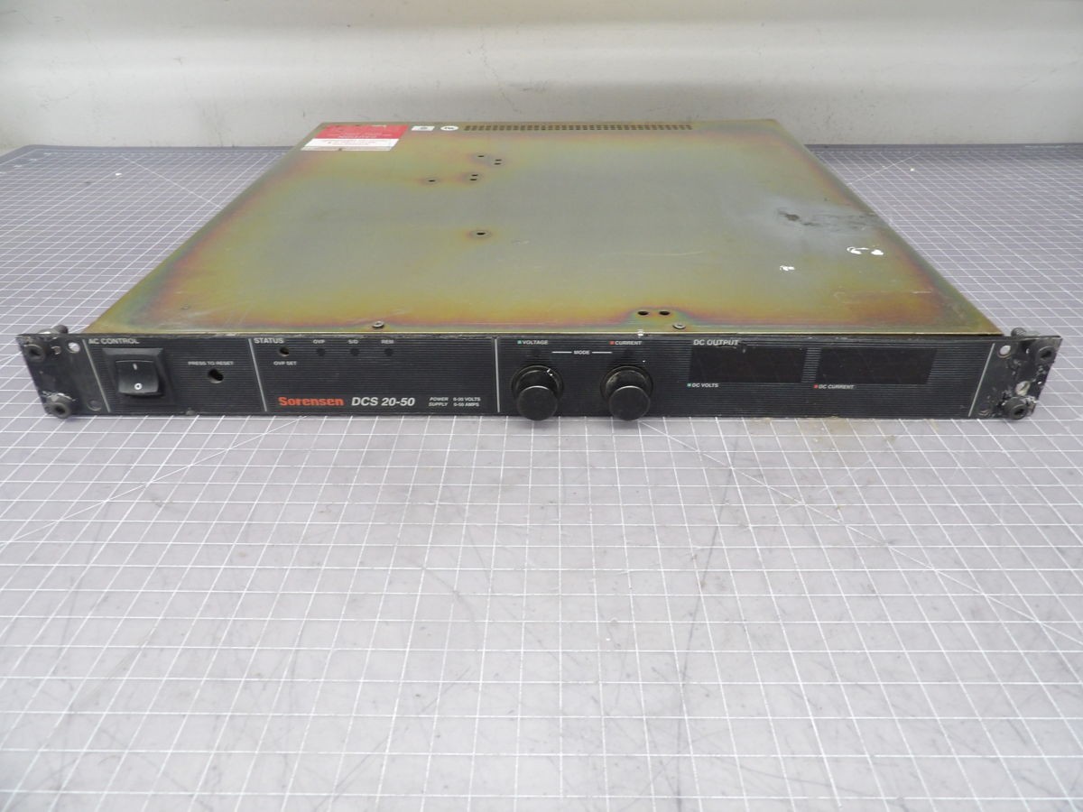 SORENSEN DCS 20-50 POWER SUPPLY M5610