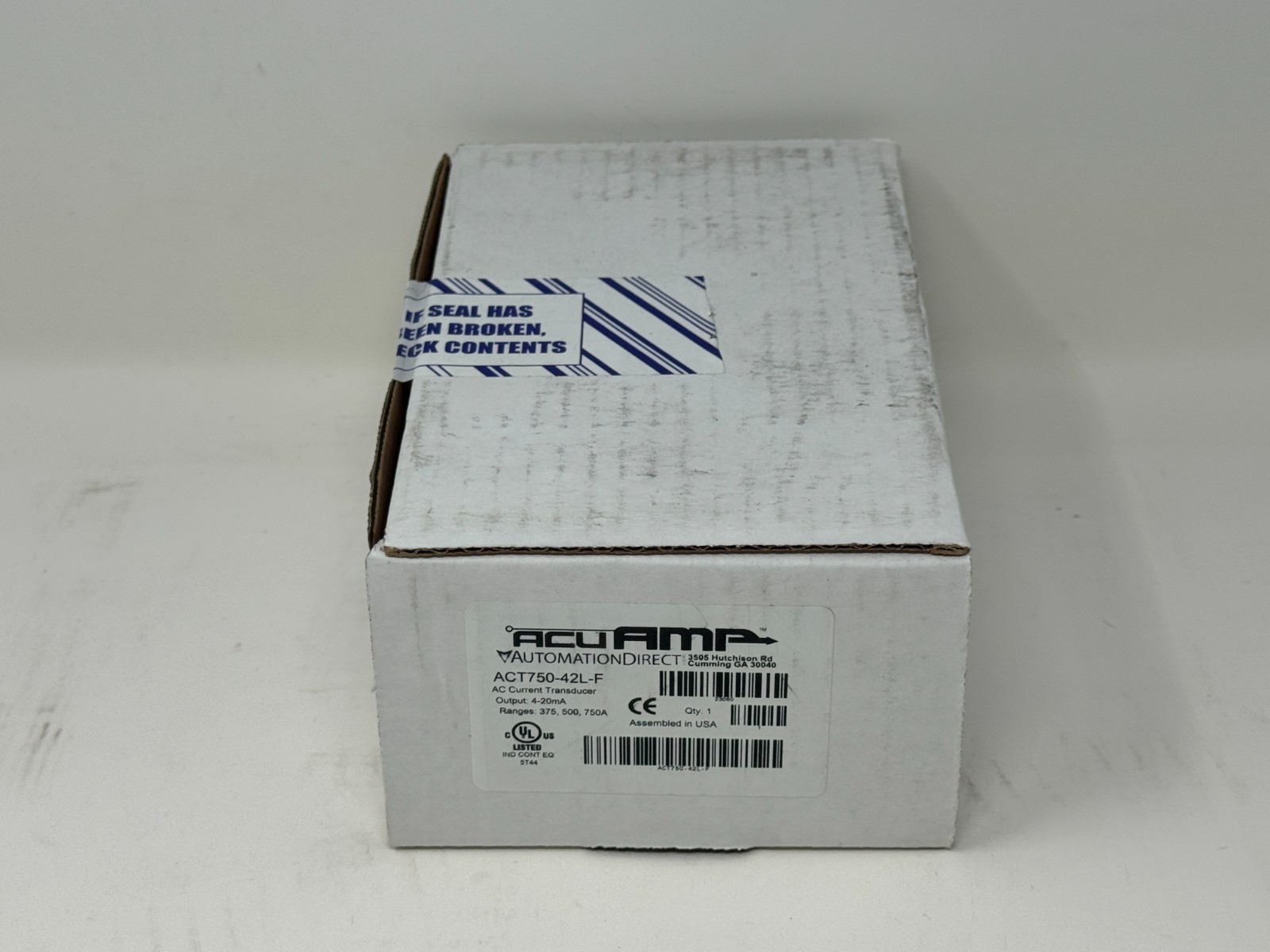 AUTOMATION DIRECT ACUAMP ACT750-42L-F AC Current Transducer (NEW SEALED)