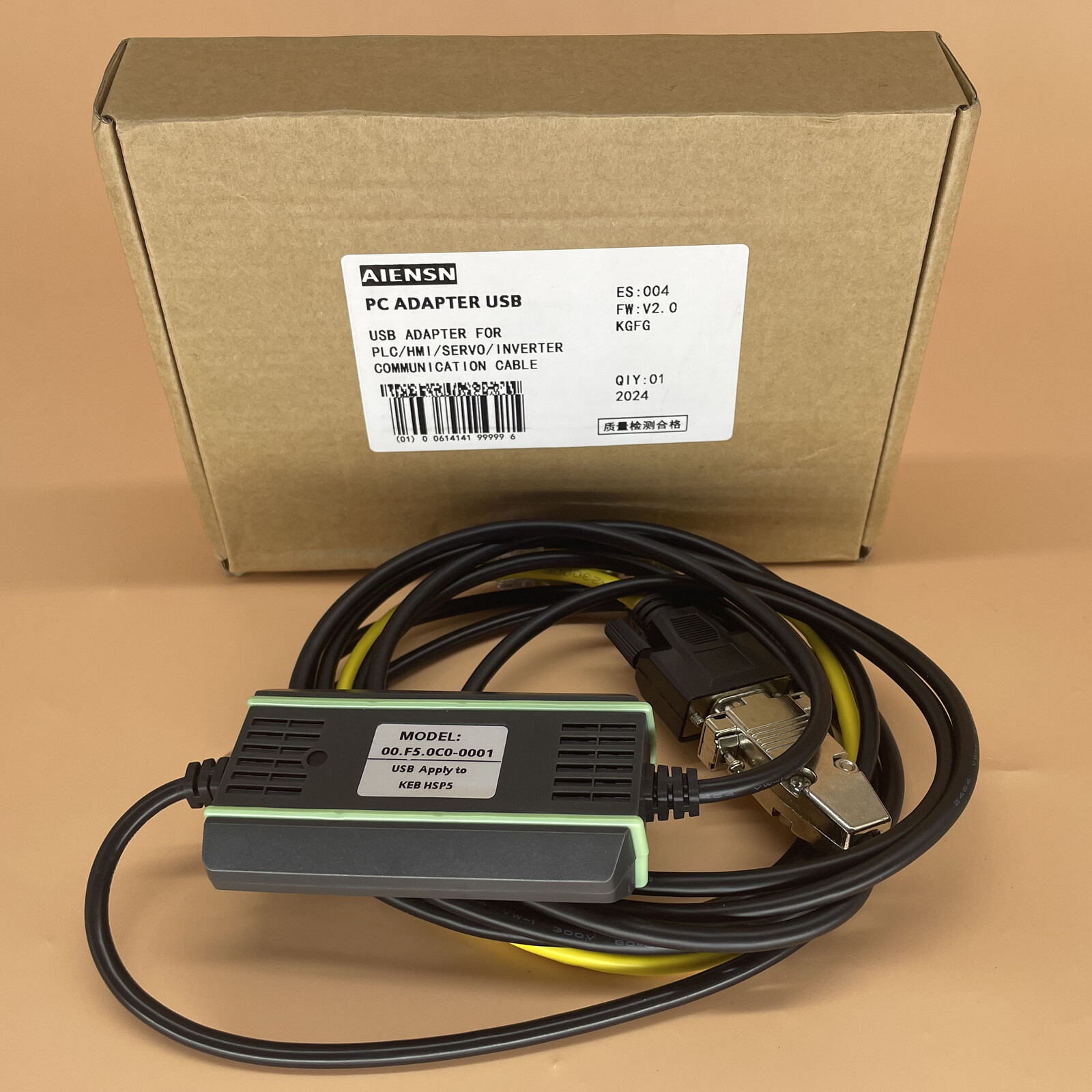 New 00.F5.0C0.0001 KEB Inverter Drive Data Cable In Box