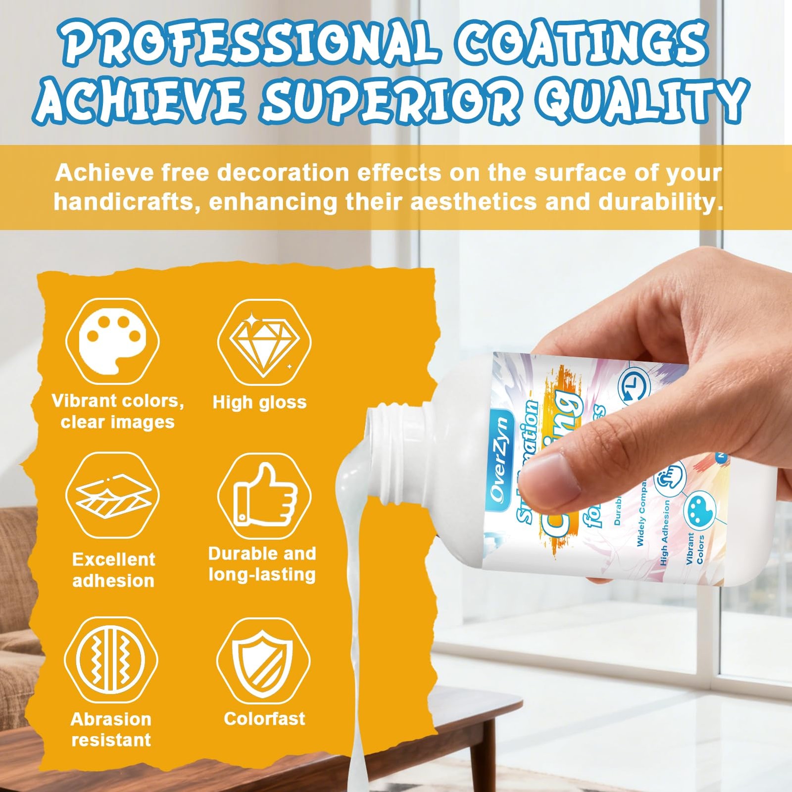 Sublimation Coating For Ceramic, Glass Ceramic Coating, Vibrant Colors, Clear…