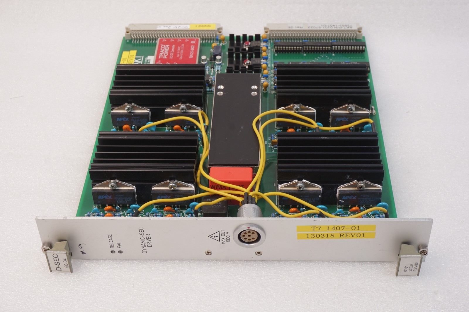 AMAT AKT DYNAMIC-SEC-DRIVER BOARD D-SEC 50-04,0101-57033 REV:05,130318 REV:01