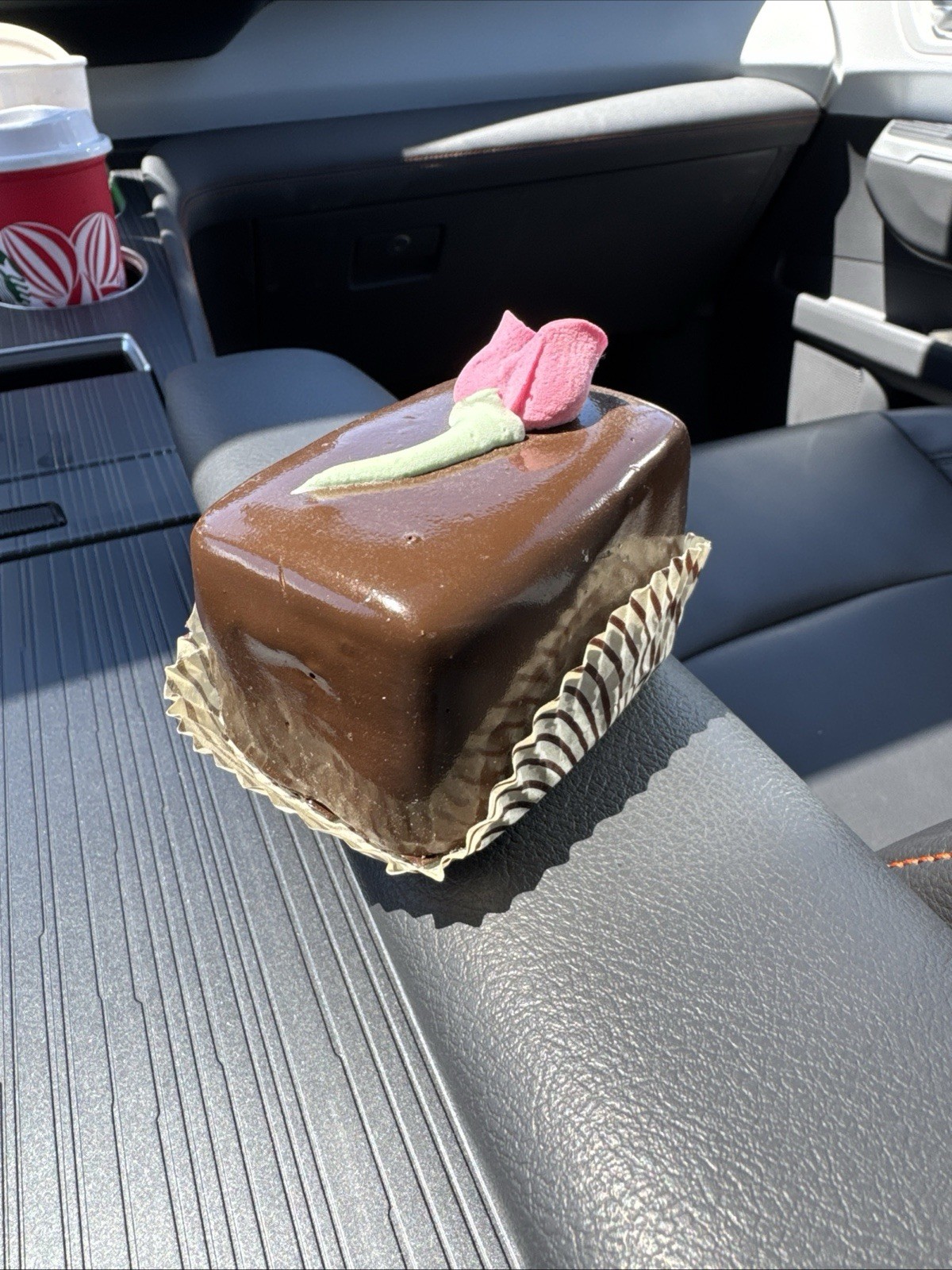 Vintage Handcrafted Papier Mache Faux Chocolate Petit Four Bakery Display Decor