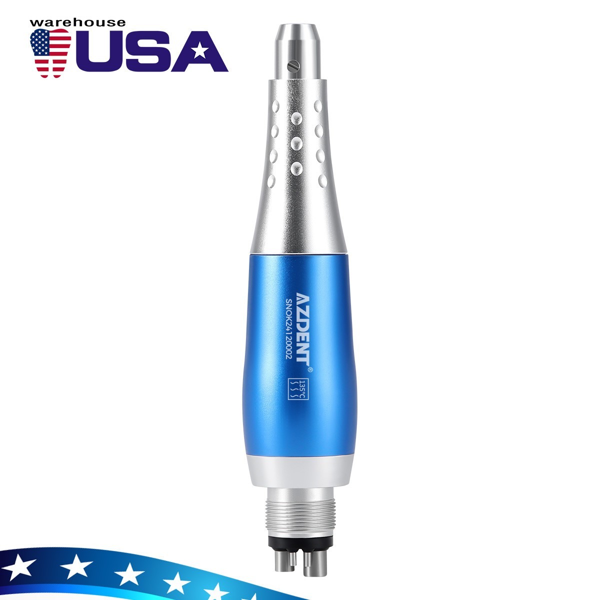 Premium Dental Hygiene Prophy Handpiece Air Motor 4 Holes WIth 4:1 Nose cone