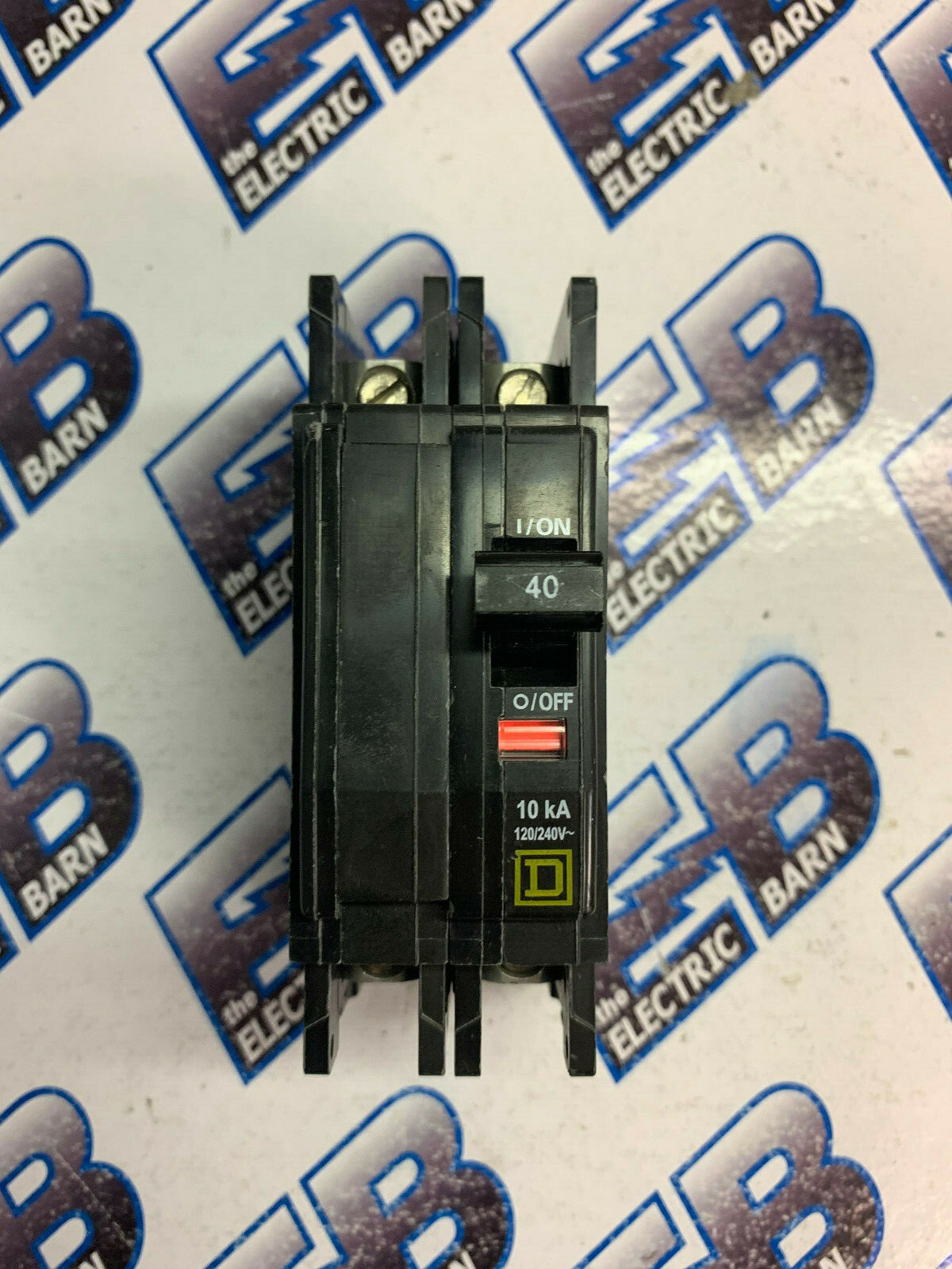 SQUARE D QOU240, Series 3, 40 Amp, 240 Volt, 2 Pole, Circuit Breaker – NEW-S