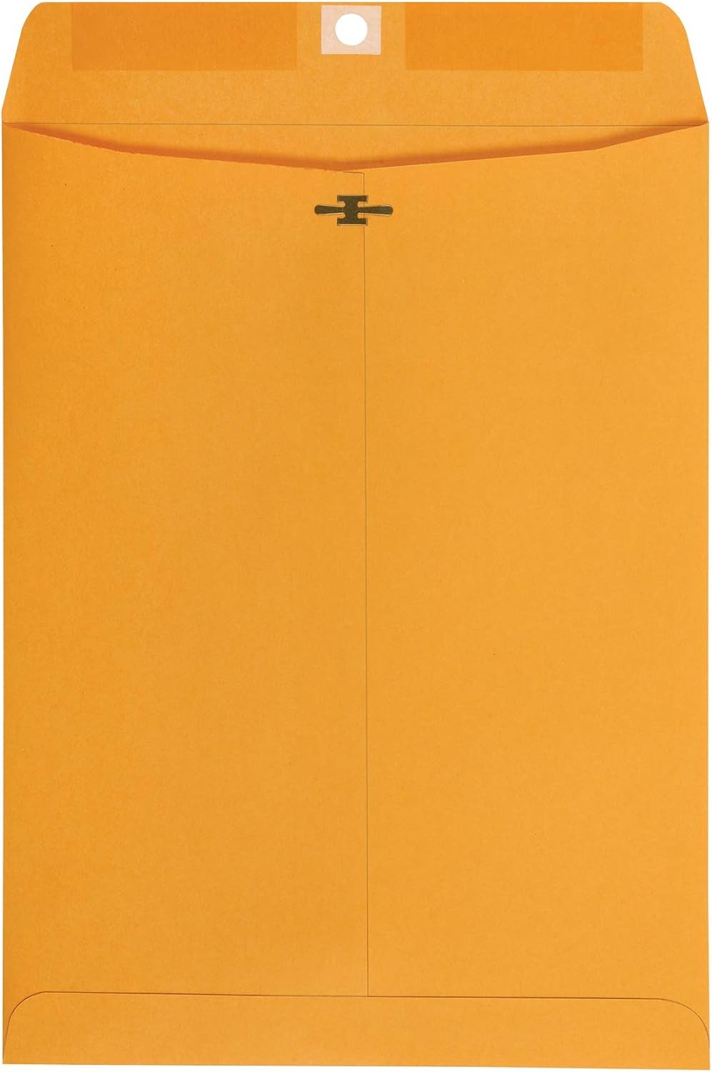 Clasp Kraft Envelopes for Documents, Gummed Mailing Envelope, 9″ X 12″, 100-Pack