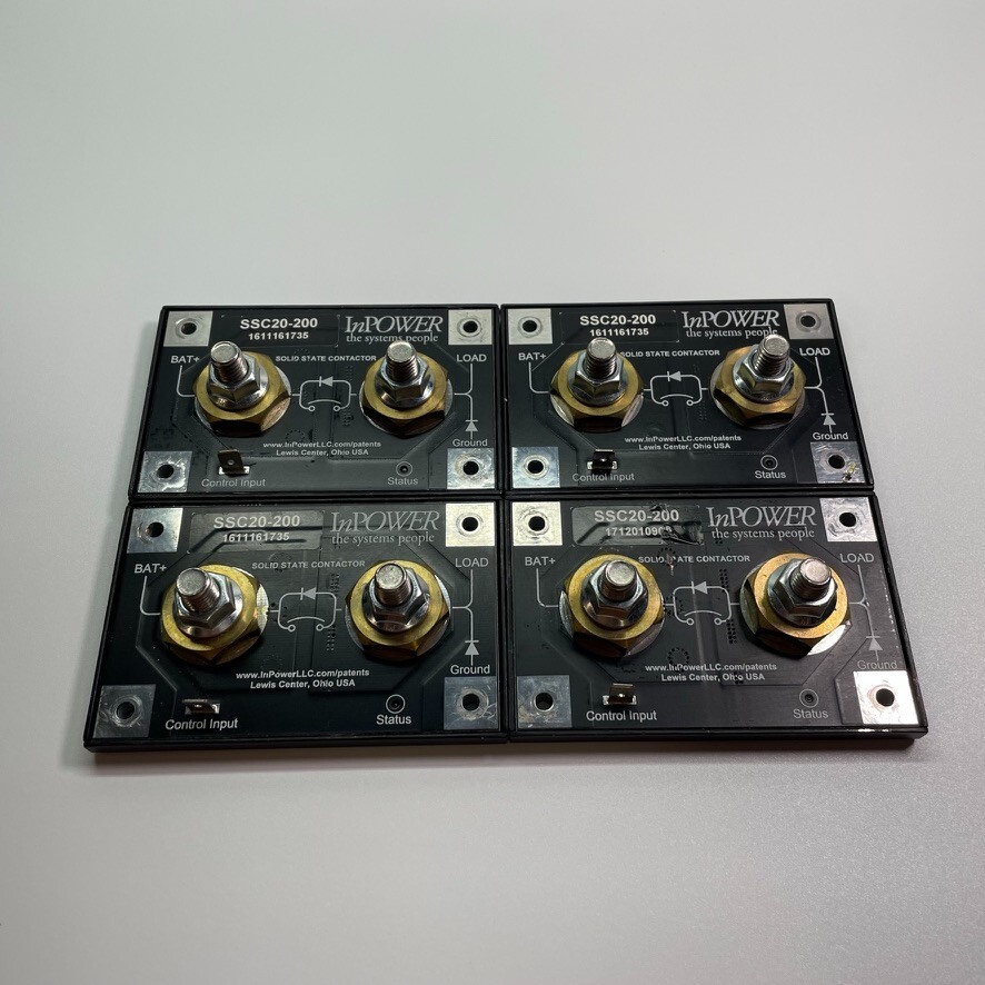 4x InPower SSC20-200 Solid State Disconnect Switch, 200A Over Shutdown – USA