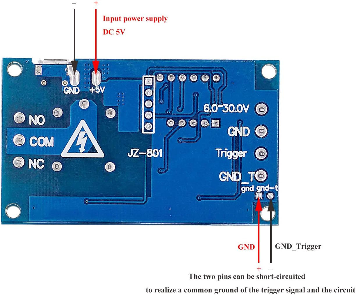[2 Pack] DC 6-30V Timer Relay Programmable Delay Relay Module Cycle Timer with L