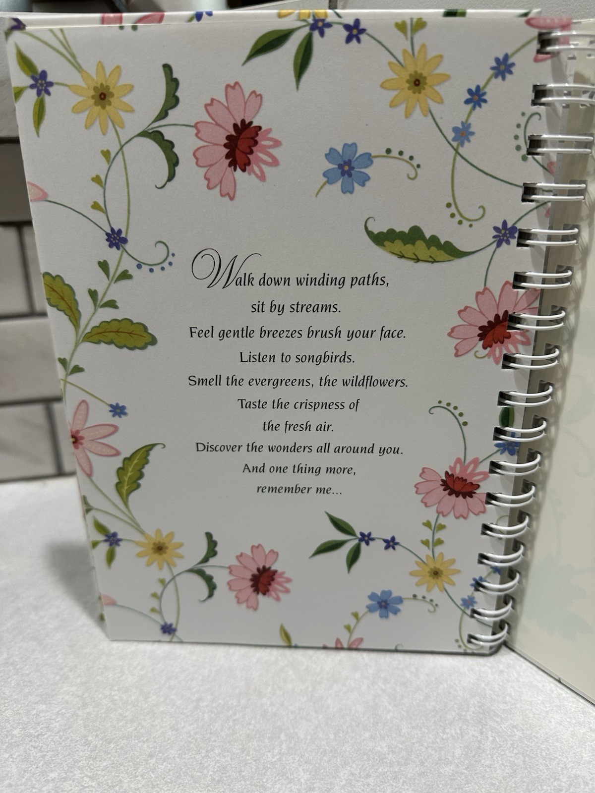Grandmother’s Journal Book by Hallmark Memories Thoughts & Dreams- New
