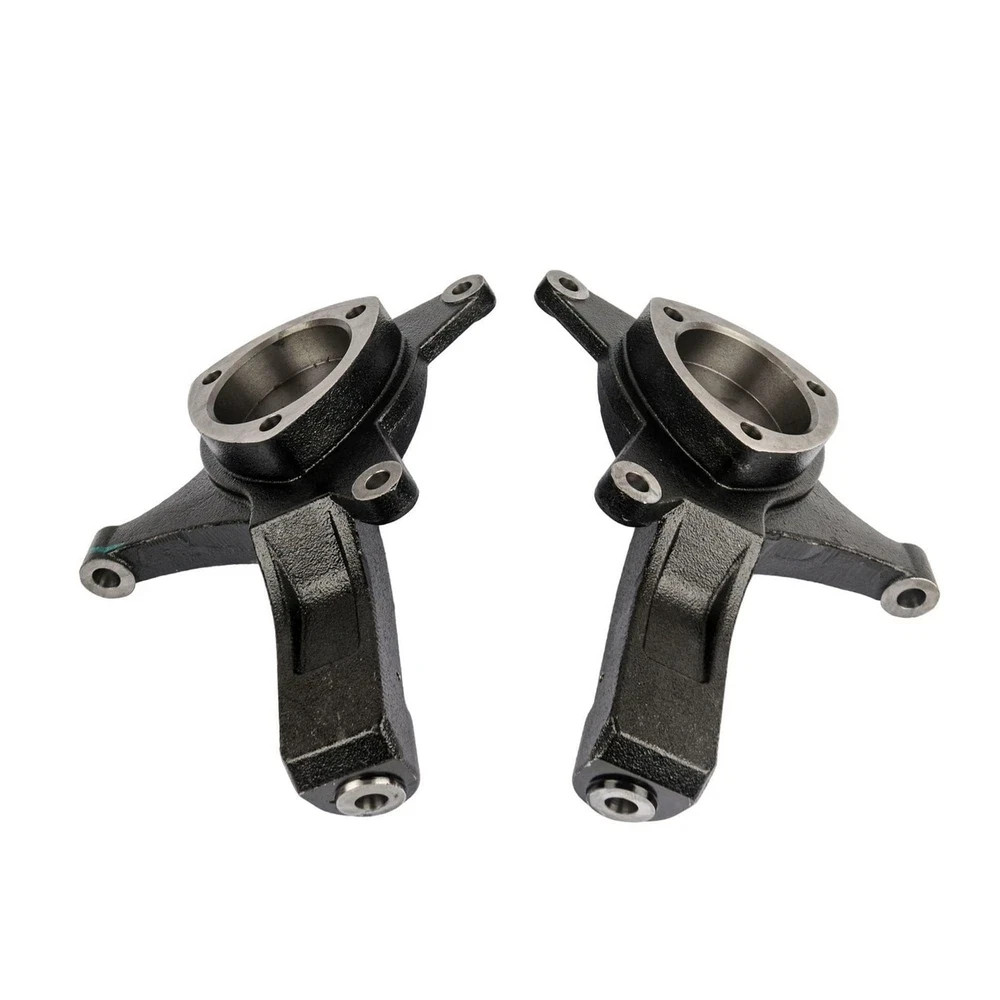 Pair 4.5 Inch Lift Spindles Knuckles 2WD for 07-17 Silverado 1500 Tahoe Suburban