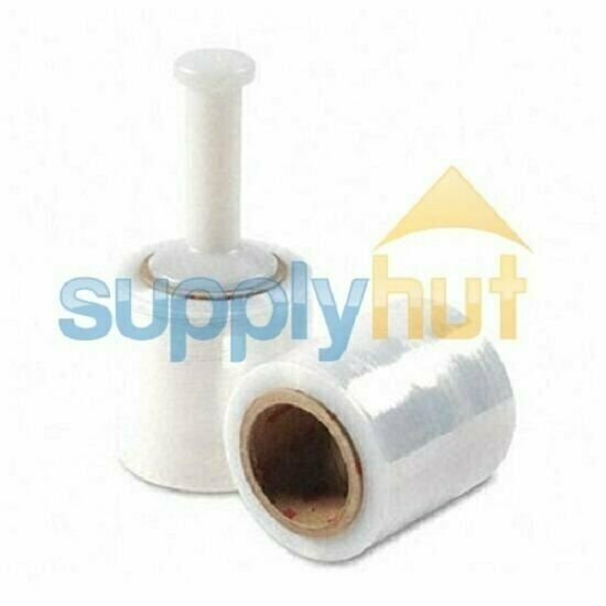 3″ in. x 1000FT 80 Gauge 18 Rolls Stretch Shrink Film Hand Wrap + Handle