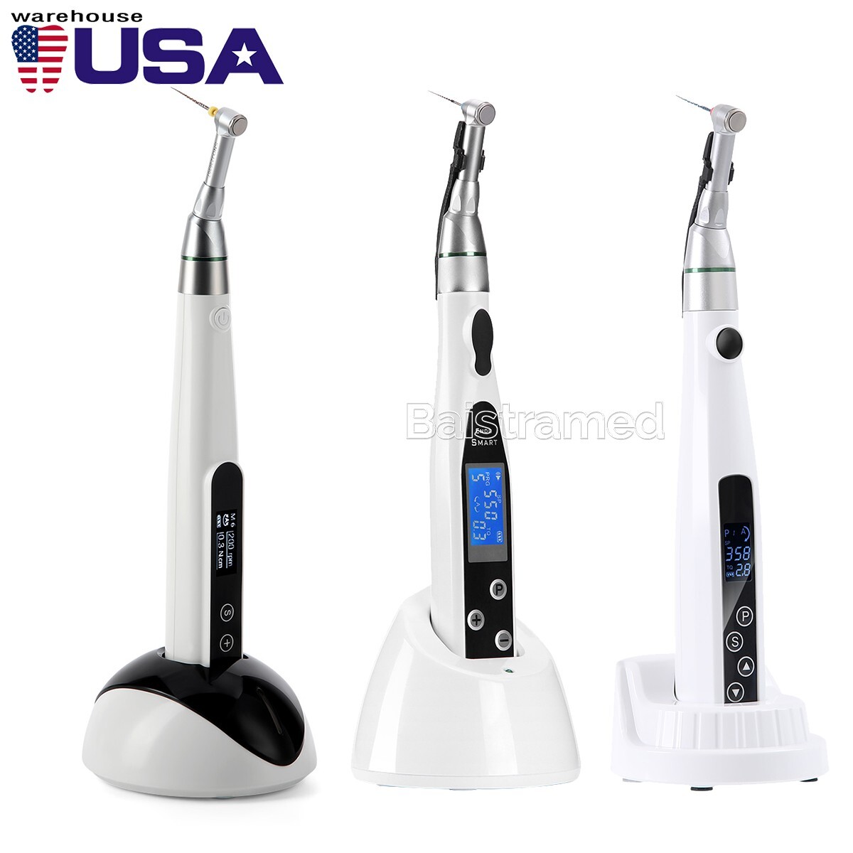 Dental LED Wireless Endo Motor 16:1 Reciprocating Root Canal/16:1 Head Handpiece
