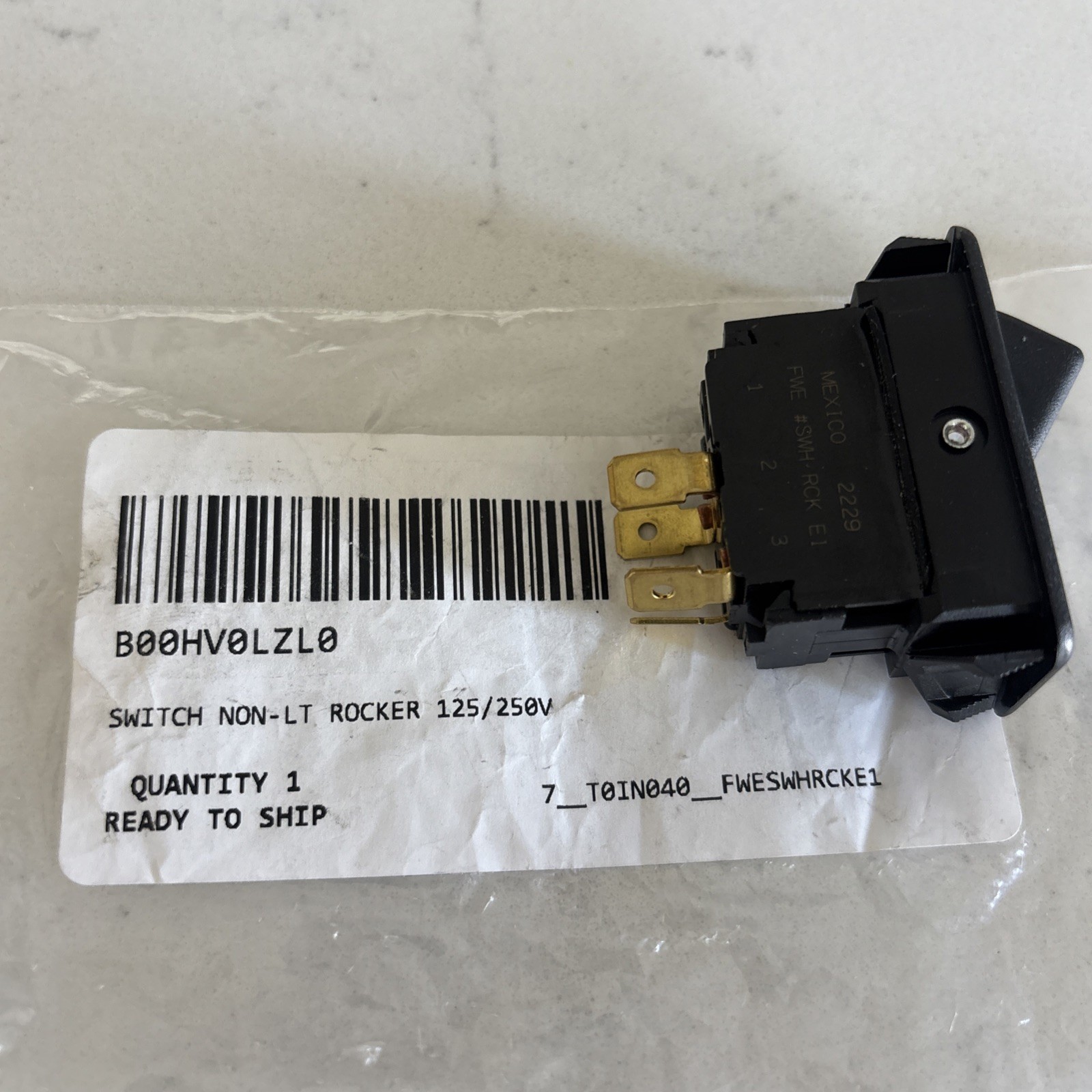 Food Warming Equipment Switch Non-Lt Rocker 125/250V SWHRCKE1 – Genuine OEM