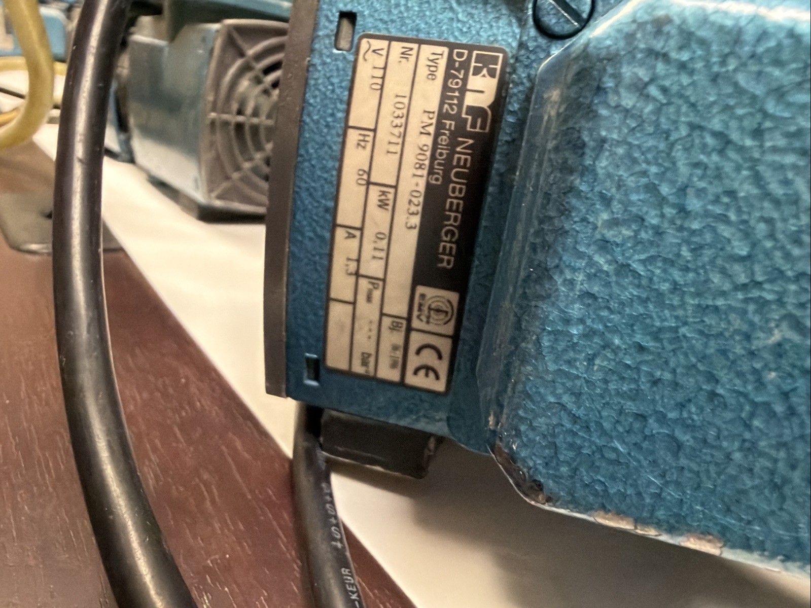KNF Neuberger diaphragm pump/compressor