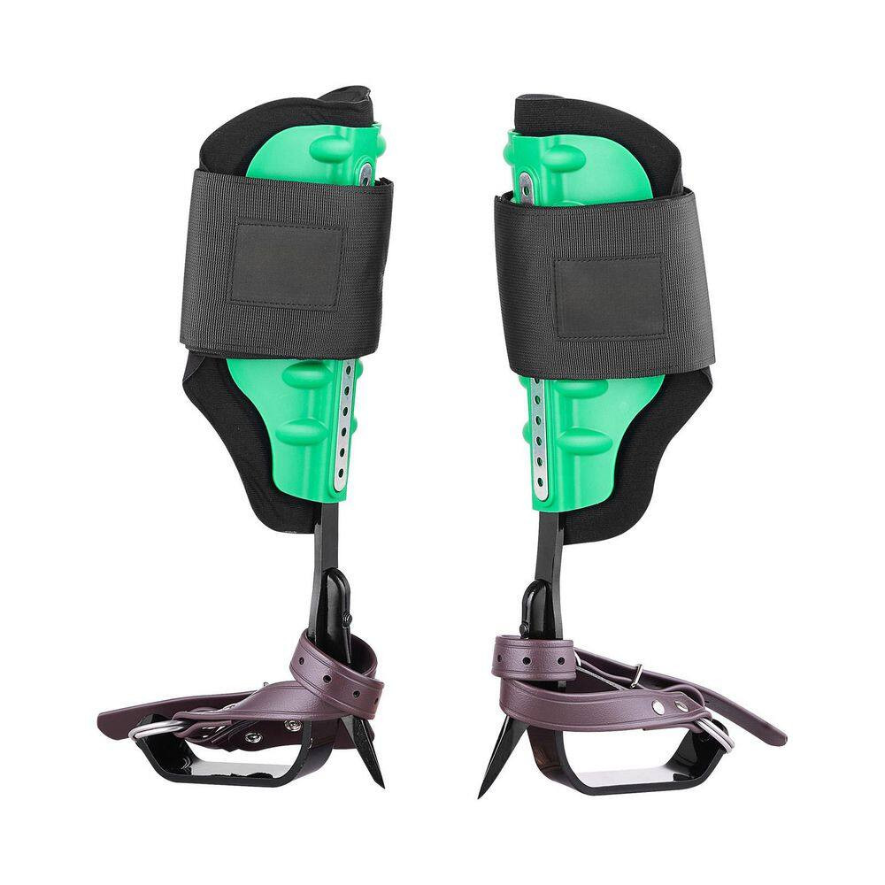 Tree Climbing Spikes Set, Adjustable Steel Spurs with Straps & Protectors, 350 L