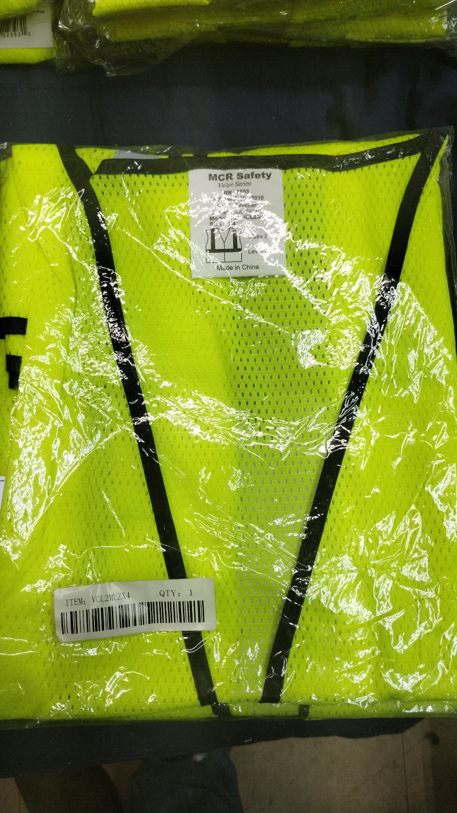 LOT OF 83 PIP Class 2 Mesh Vest Zipper High Visibility Pockets M L 2X 3X 4X