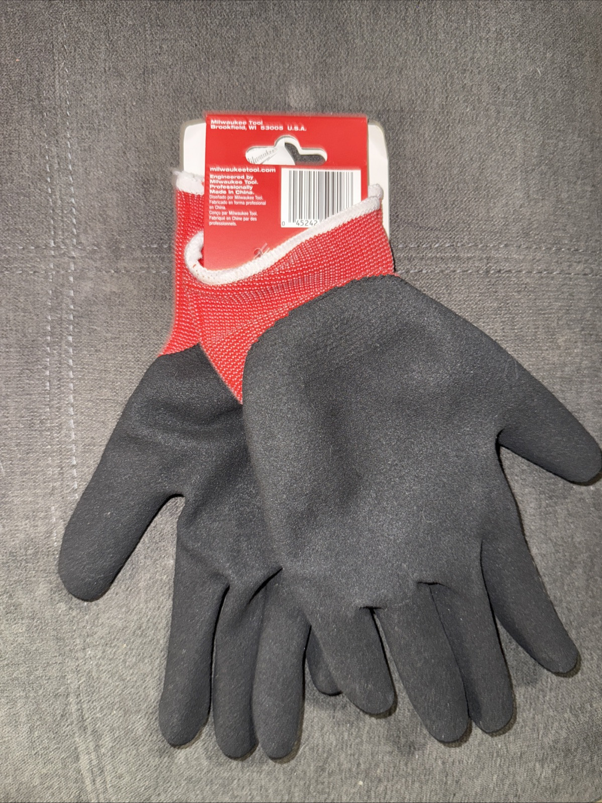 Milwaukee Tool 48-22-8902 Coated Work Gloves, Nitrile Dipped, Nylon/Lycra