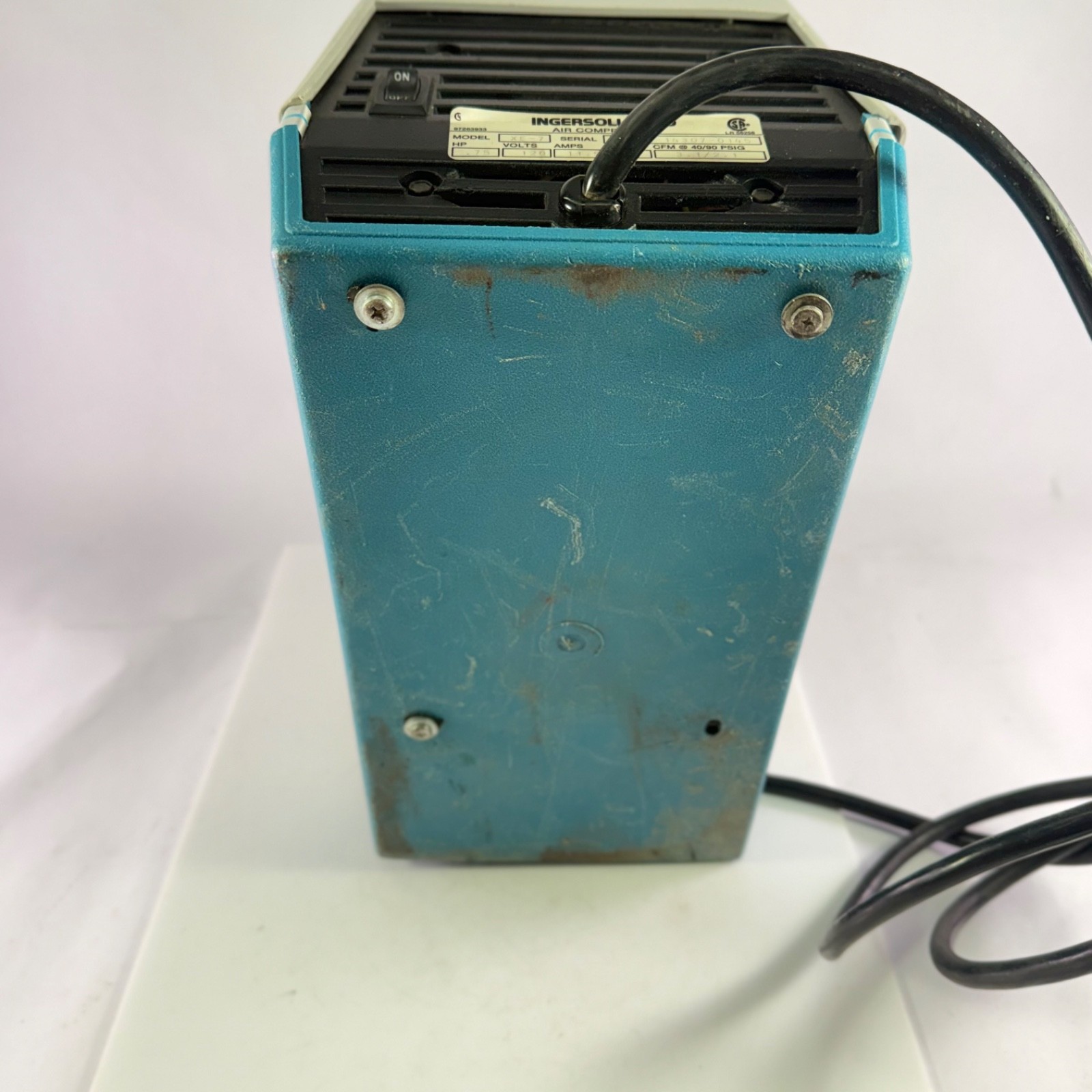 Vintage Ingersoll-Rand Rand 4000 XE-7 3/4 HP Portable Air Compressor 120V