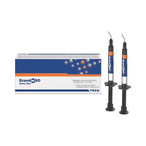 Voco 2685 GrandioSO Heavy Flow Flowable Composite Dental Syringe A2 2/Pk 2gm