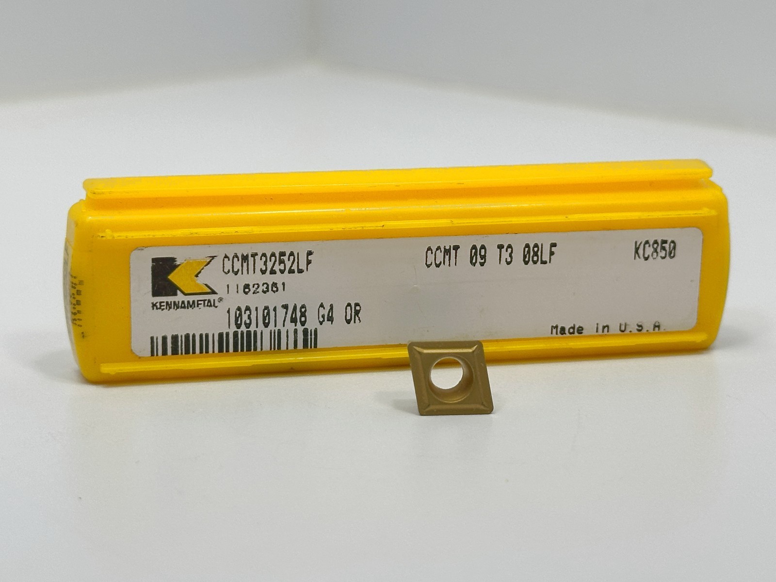 Kennametal CCMT3252LF CCMT09T308LF New Carbide Inserts 1162361 Grade KC850 3pcs
