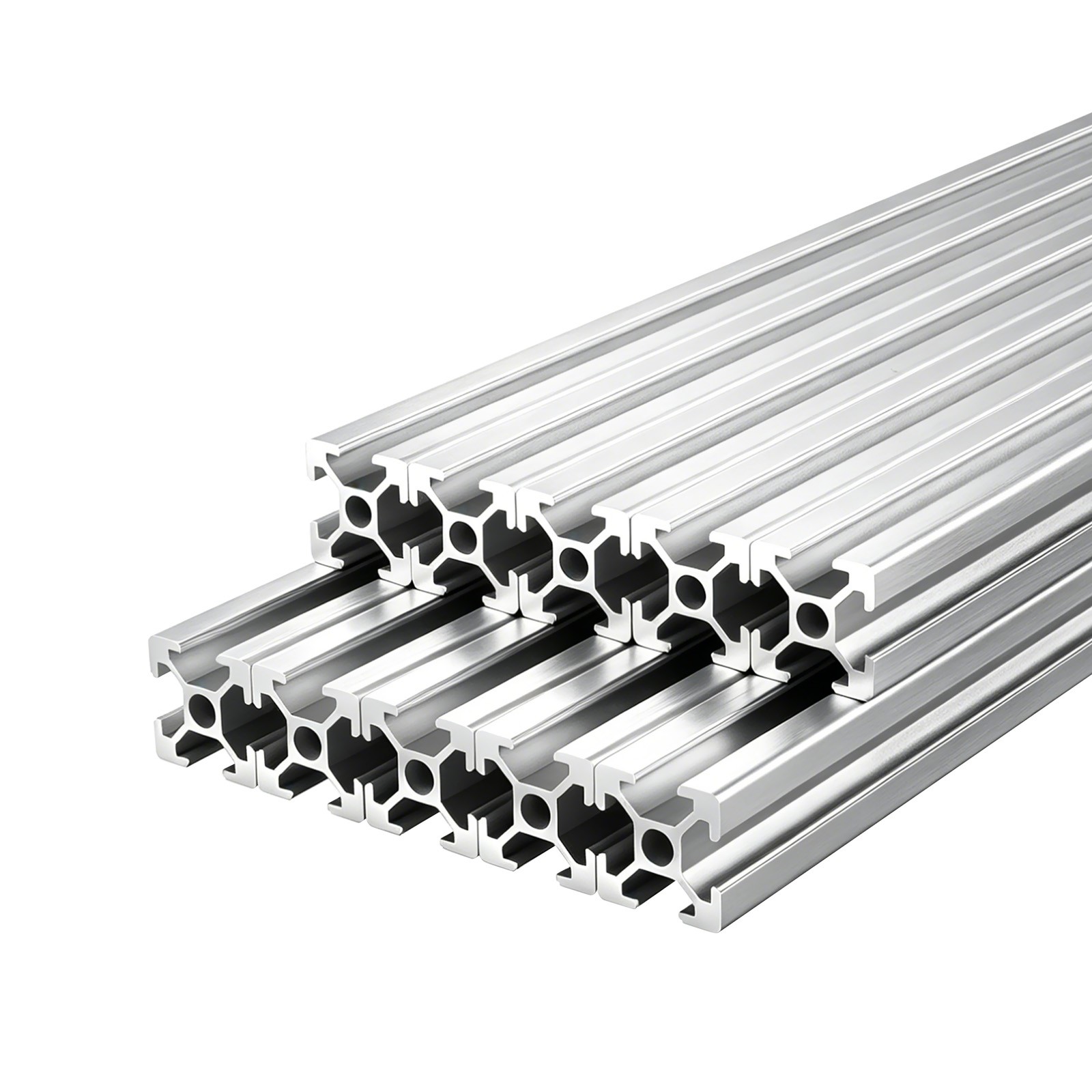 VEVOR 10PCS 2020 Aluminum Extrusion 48″ 1220 mm T Slot Anodized Linear Rail