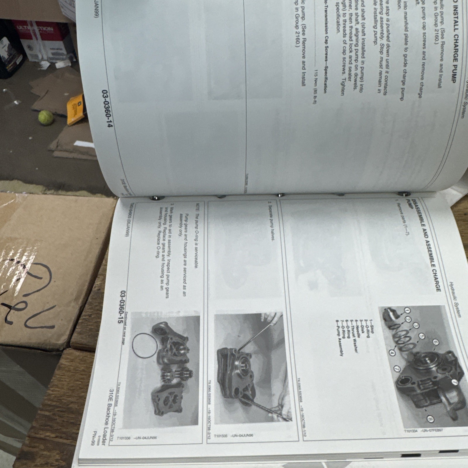 John Deere 310E Backhoe Ldr Technical Service Manual – TMS164903 Engine/Trans