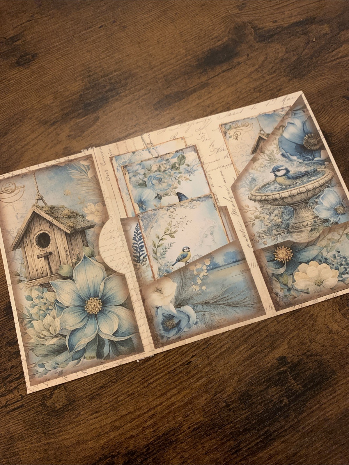 Bluebird Garden Junk Journal Folio