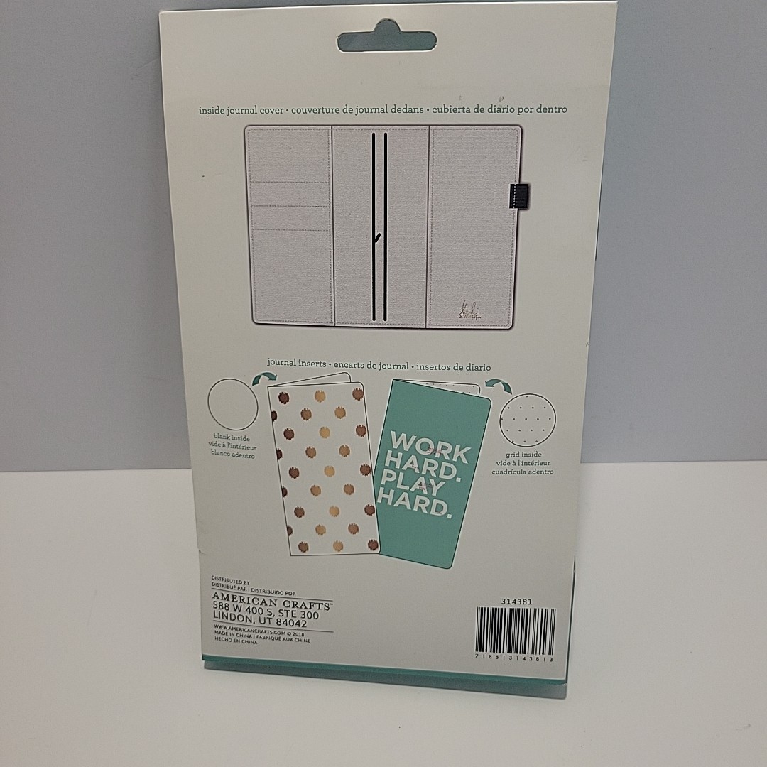 Journal Studio Journal Kit Black And White Stripe Zebra Diary Swapp