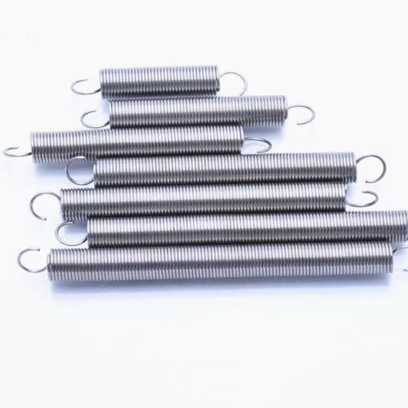 0.7x5x20mm to 0.7x5x300mm 304 Stainless Steel Big Small Tension Springs 5mm OD