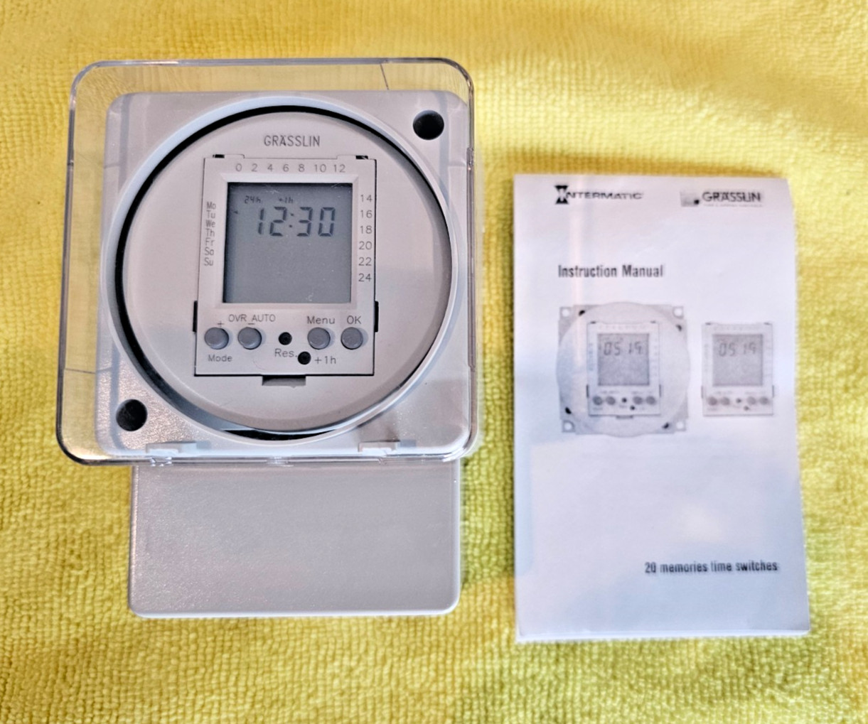 Intermatic FM1D20A-120 Elec Carrier Timer Switch, 24-Hr/7-Day, Surface/ DIN