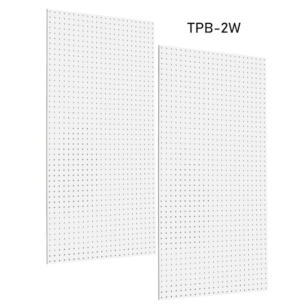 Triton Products Tpb-2W (2) 24 In. W X 48 In. H X 1/4 In. D White Heavy-Duty