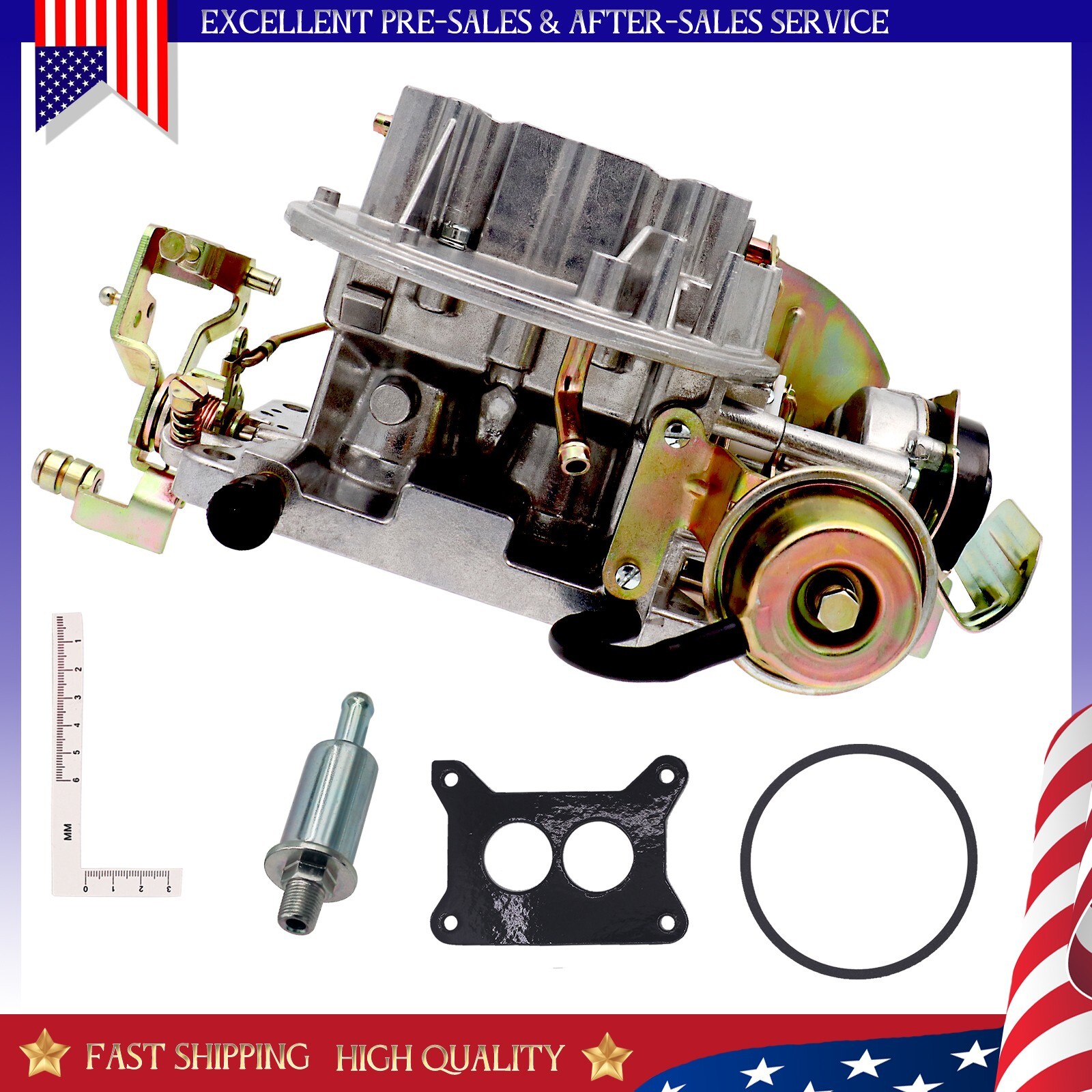 For Ford 400 302 351 Cu Jeep Engine 2150 Two 2 Barrel Carburetor Carb 2100 🔥