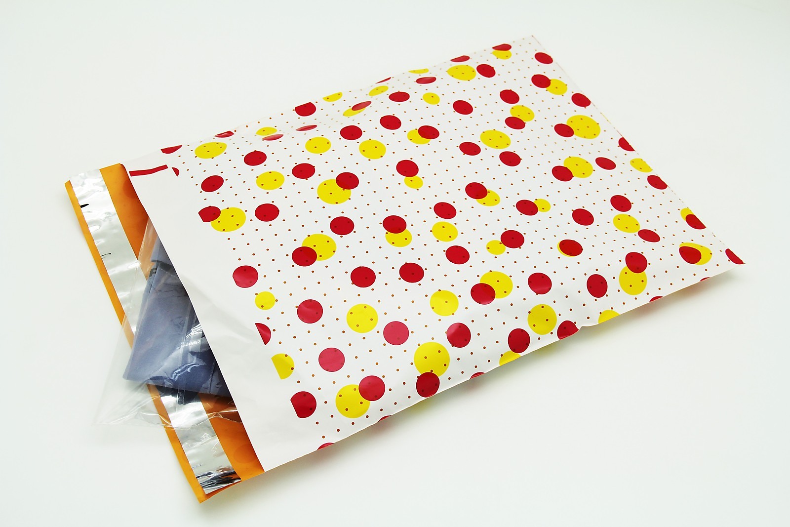 200 Bags 100 10×13 Dots, 100 10×13 Purple Designer Poly Mailers Custom Envelopes