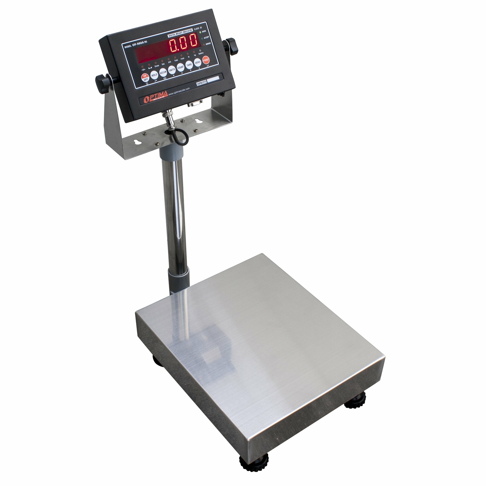Ntep (20”x20”) Legal for Trade Stainless Steel Bench Scale 500 Lb x 0.1 Lb