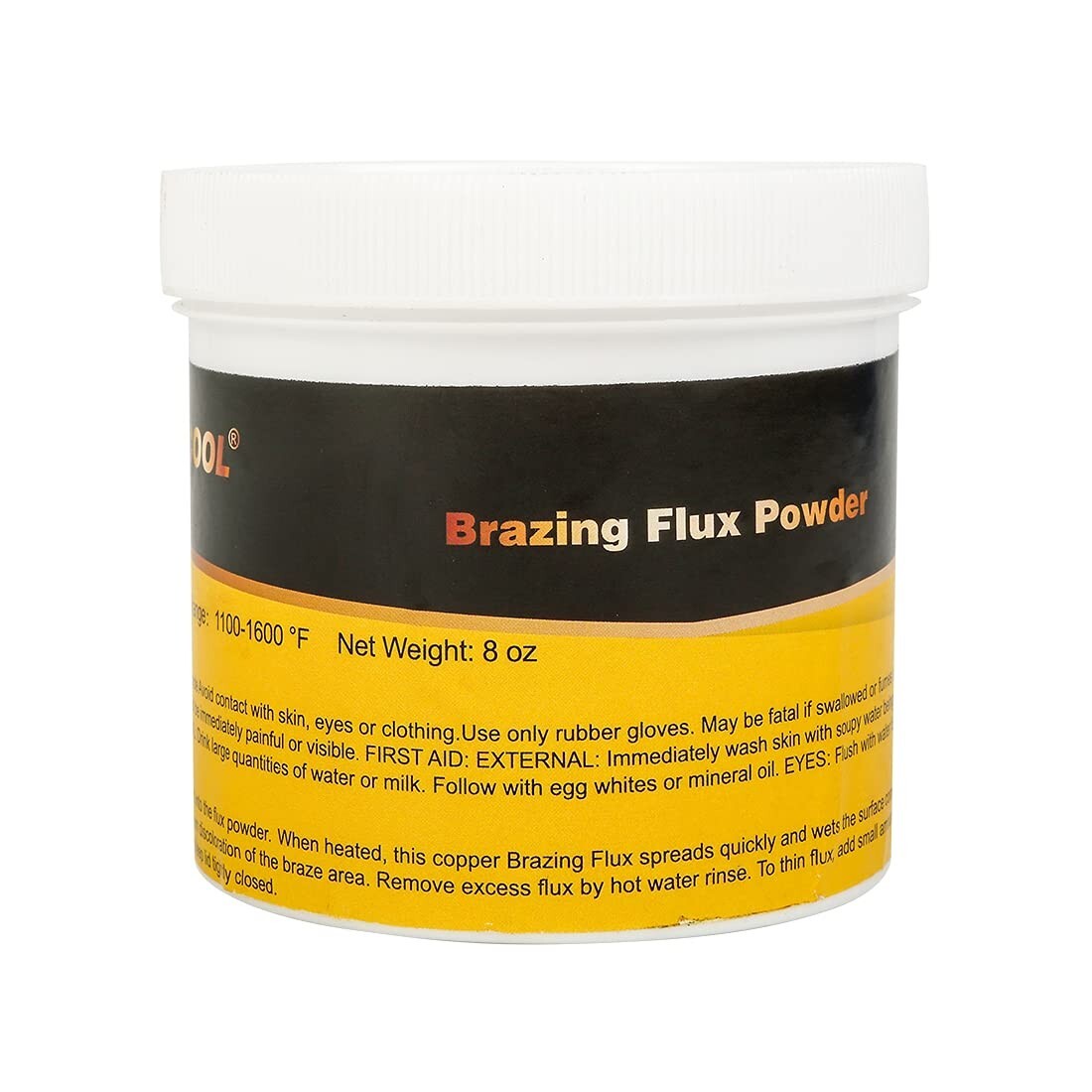 FAVORCOOL JFB-102S 1/2 lb Brazing Flux powder for Silver Phos Copper Welding Rod