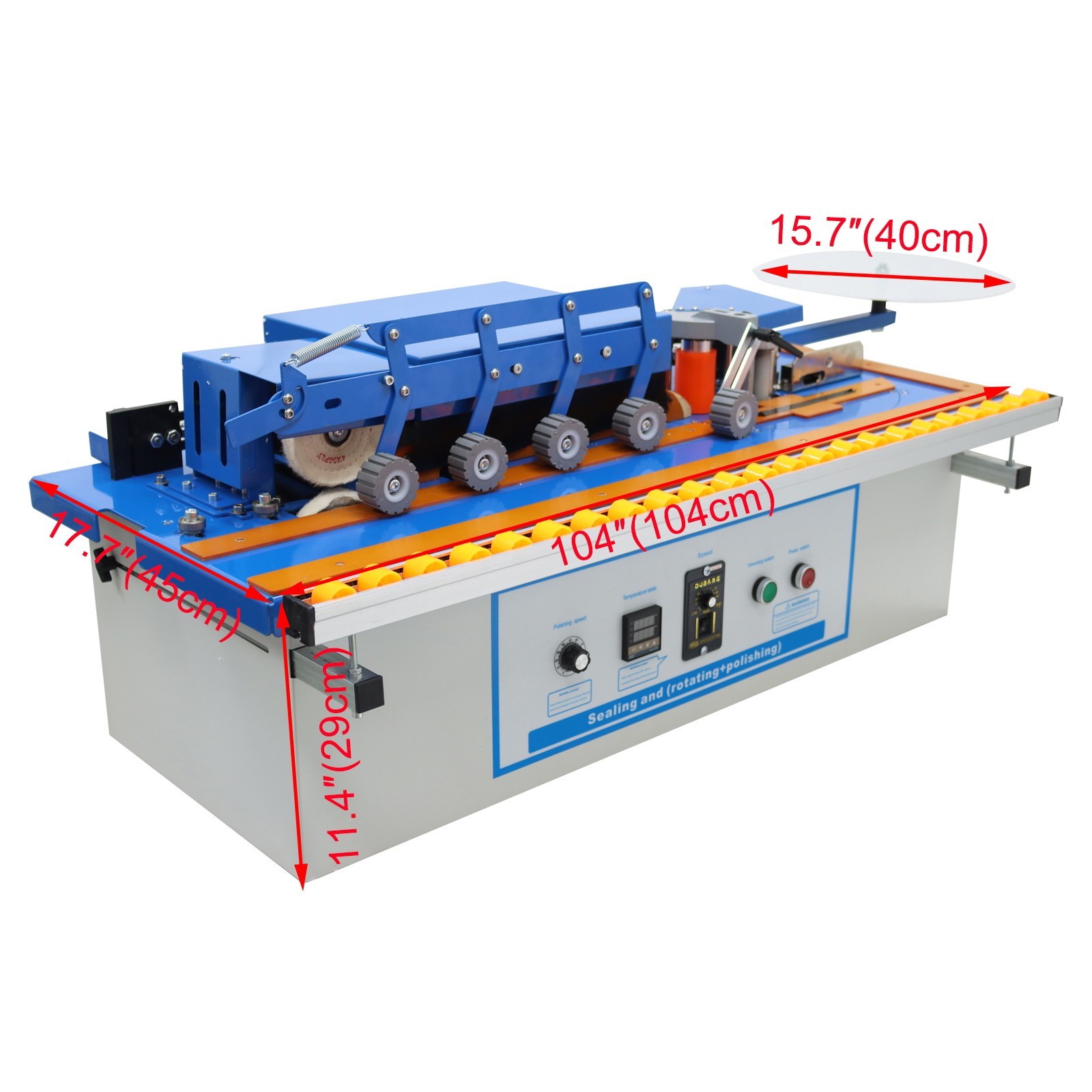 Curved/Straight Edge Banding Trimming Machine Edge Bander Double-side Trimming