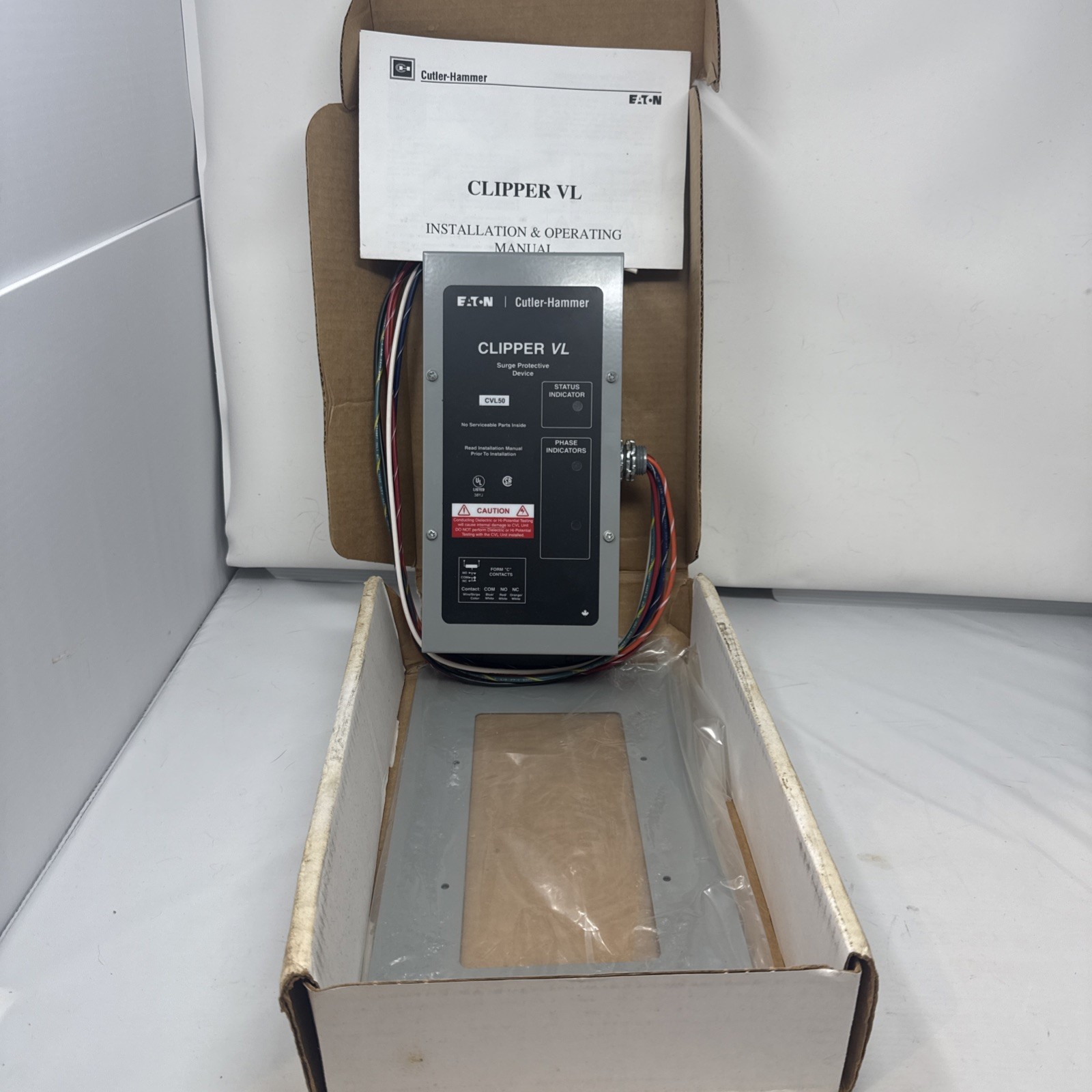 Eaton Cutler Hammer Clipper Vl Surge Protective Device CVL 50 New 120/240 Volt
