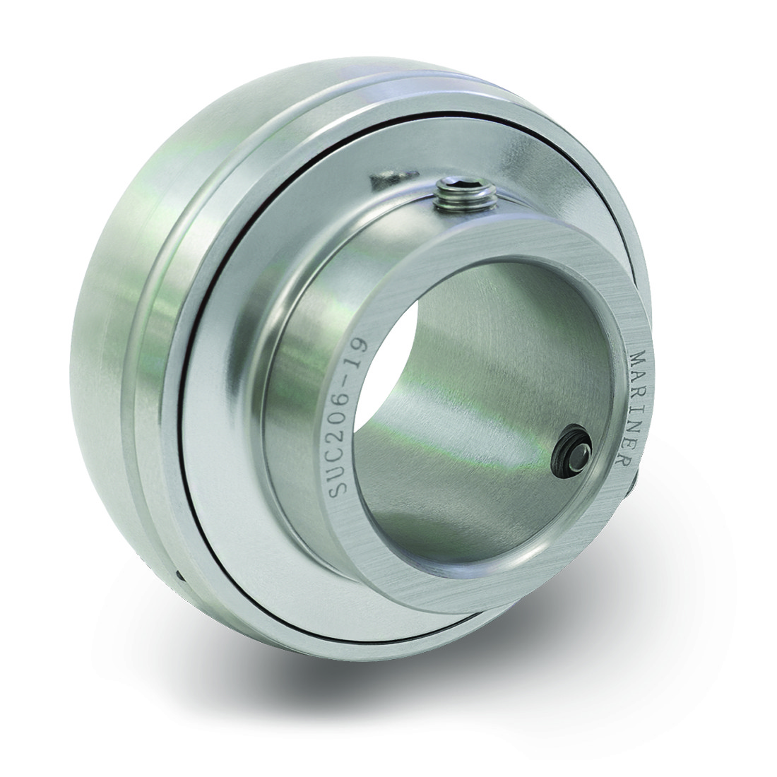 MARINER SUC208 40MM Stainless Steel Mounted Bearing Insert Bore Setscrew Lock