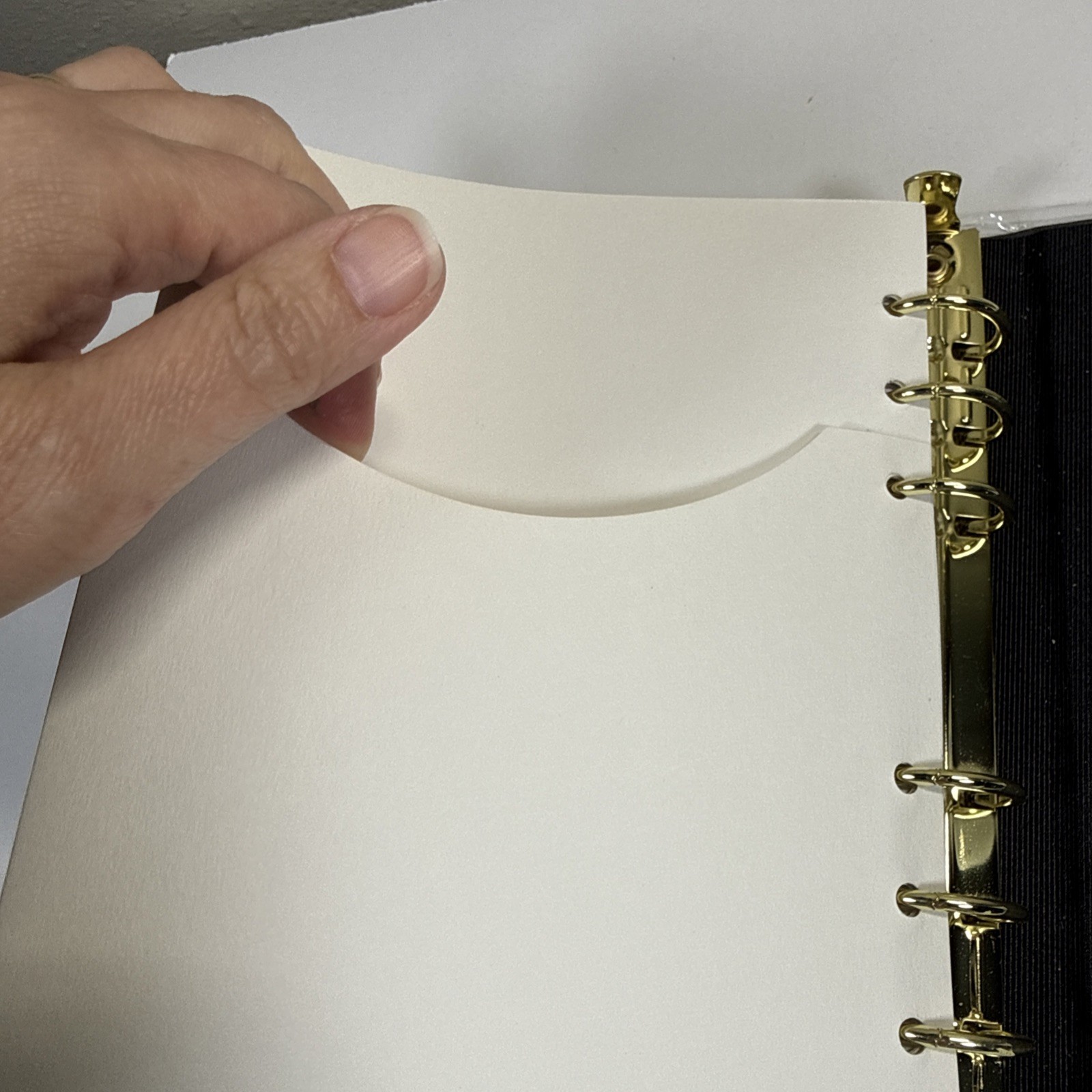 Hallmark Classic Address Book Simulated Leather Ringbound Alpha Tabs NOS