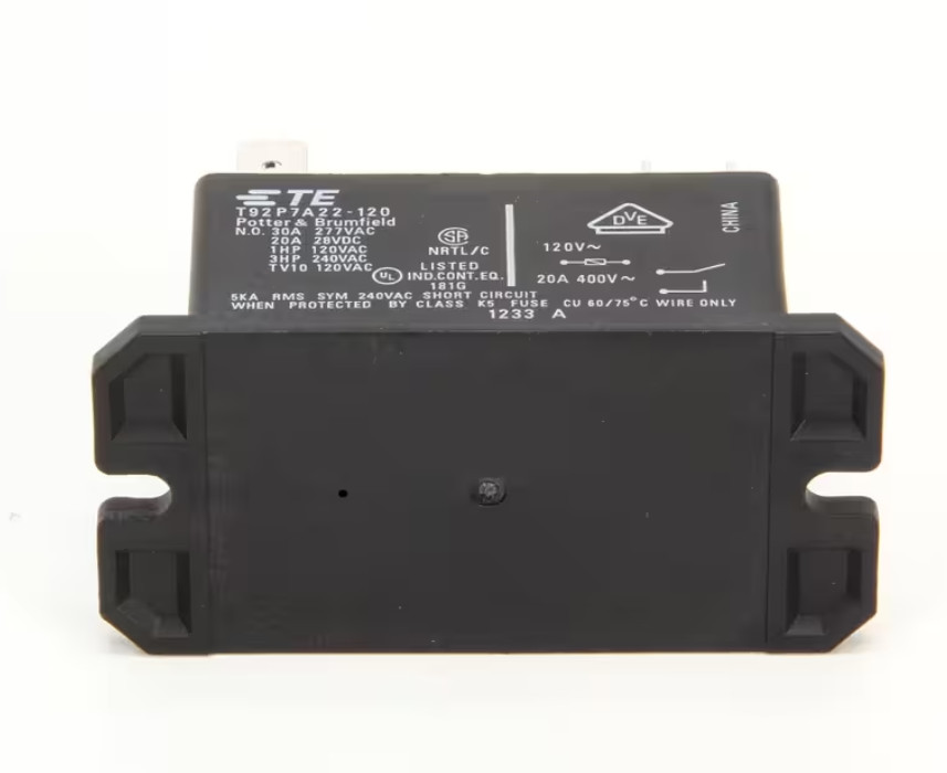 Hobart T92P7A22-120, 1233-A Relay 115V, 20A, 2 Pole, Slicer