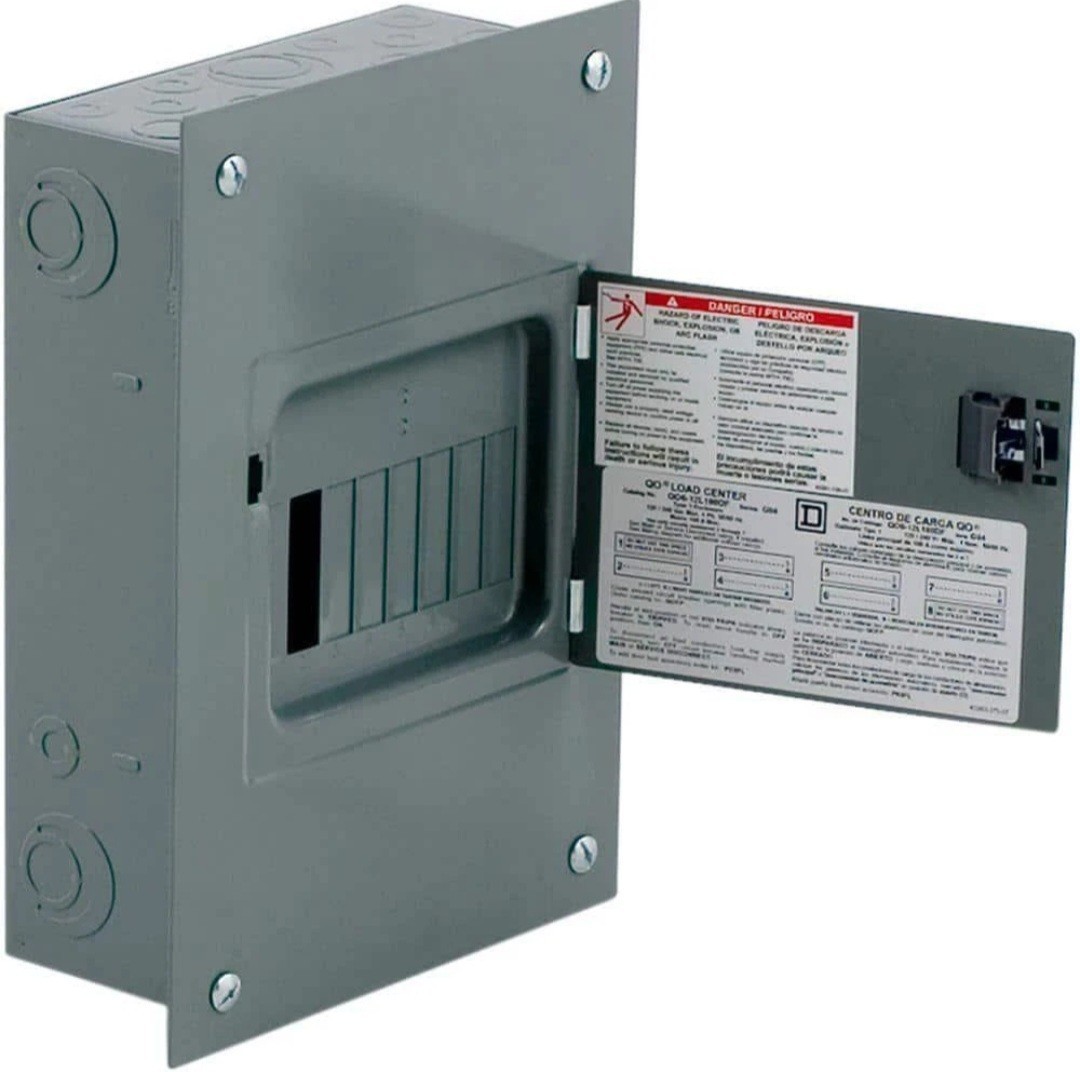 Square D Main Lug Load Center Indoor Flush Mount 100A 6:S, 12:C #QO612L100DF