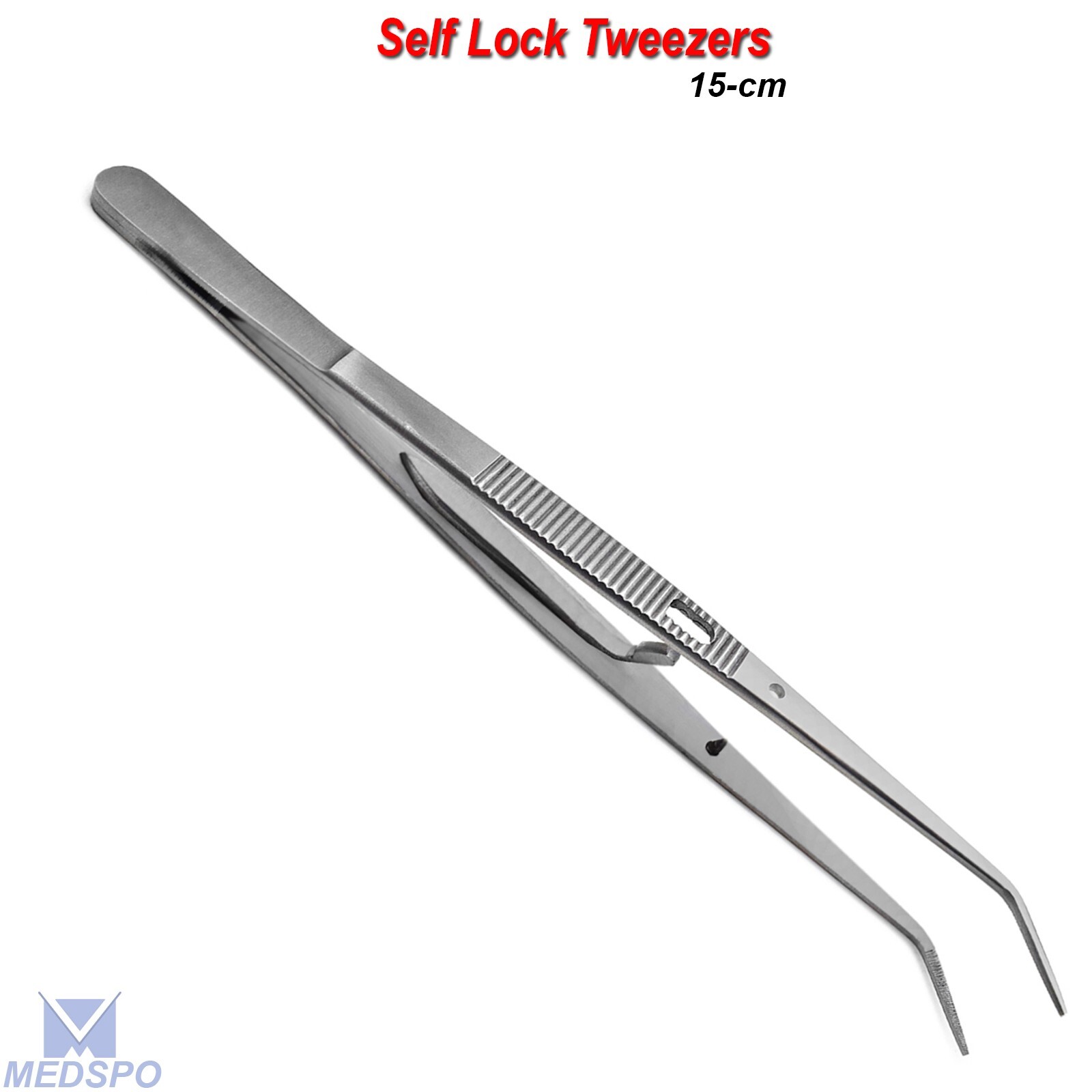 Surgical Cotton Dressing Tissue Tweezers Self Locking Forceps Dental Instruments