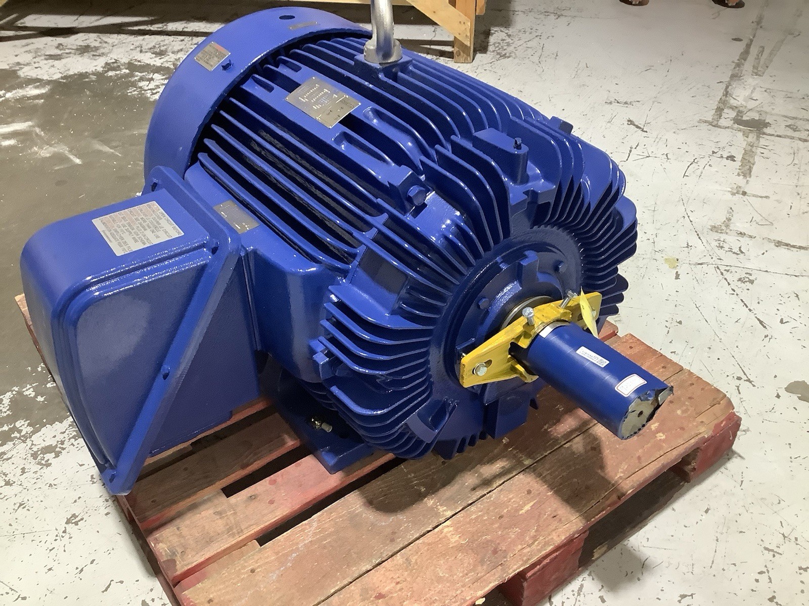 TECO AEHH8B-10 HB1006 AC Motor 100 Hp 460 V 1200 Rpm 3 Ph 60 Hz TEFC Max-E2/841